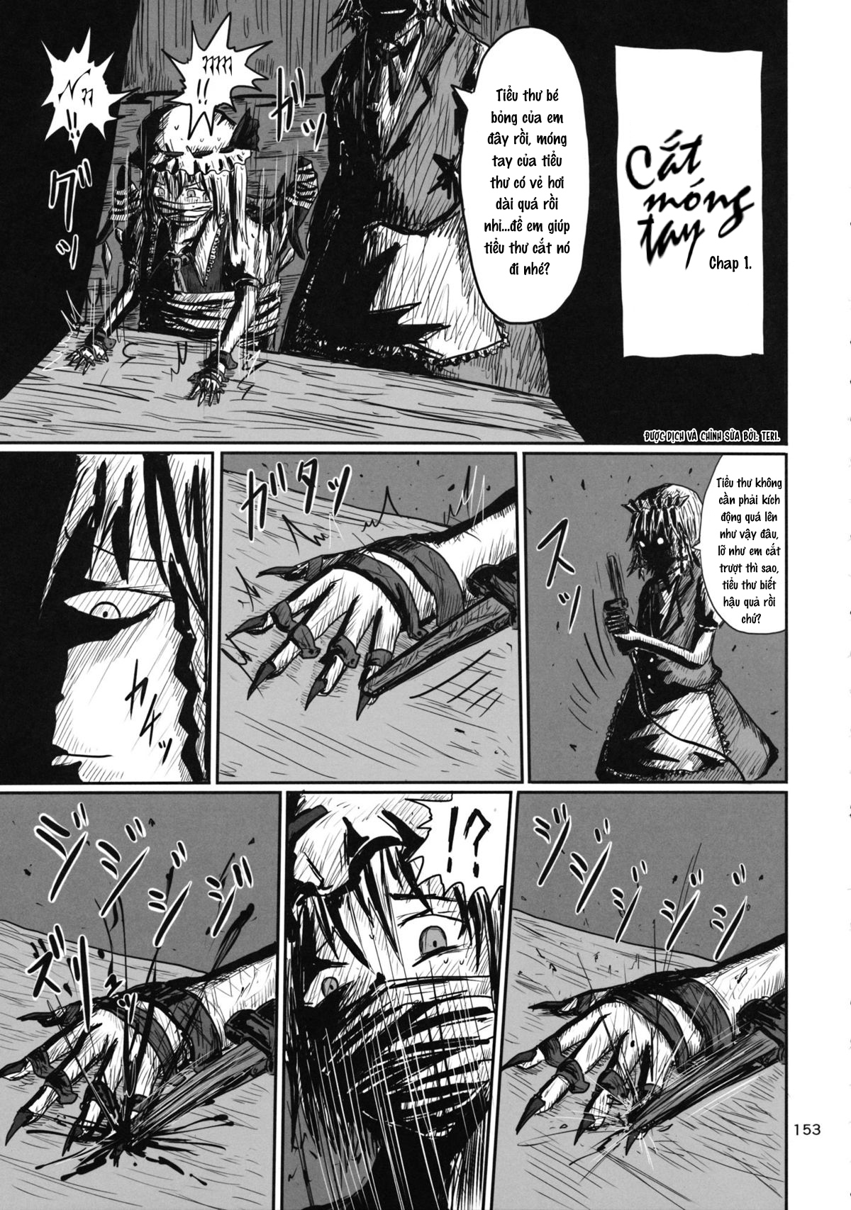 Đọc truyện hentai Tuyển tập guro ngắn( Touhou Project) - Búa và máy mài