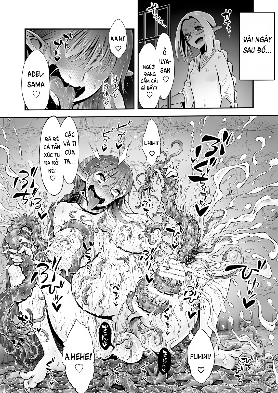 Đọc truyện hentai Futanari Chinpo ni Shokushu Sanran - Oneshot