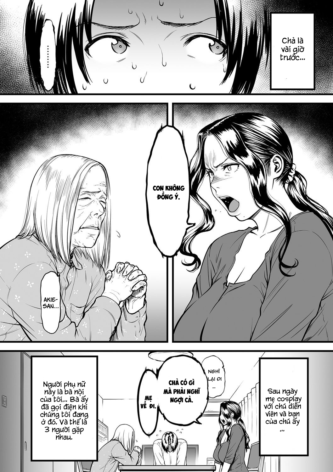 Đọc truyện hentai Mẹ tôi là diễn viên JAV - Chap 4