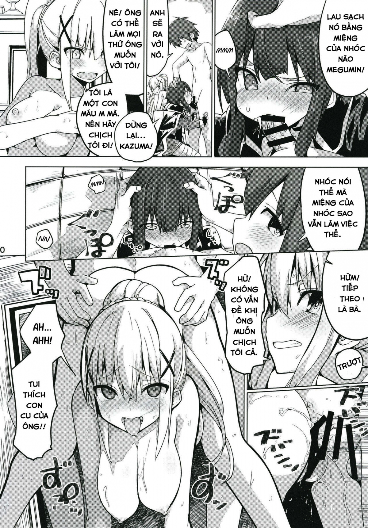 Đọc truyện hentai Kono Subarashii Seiyoku ni Syukufuku o! Oneshot