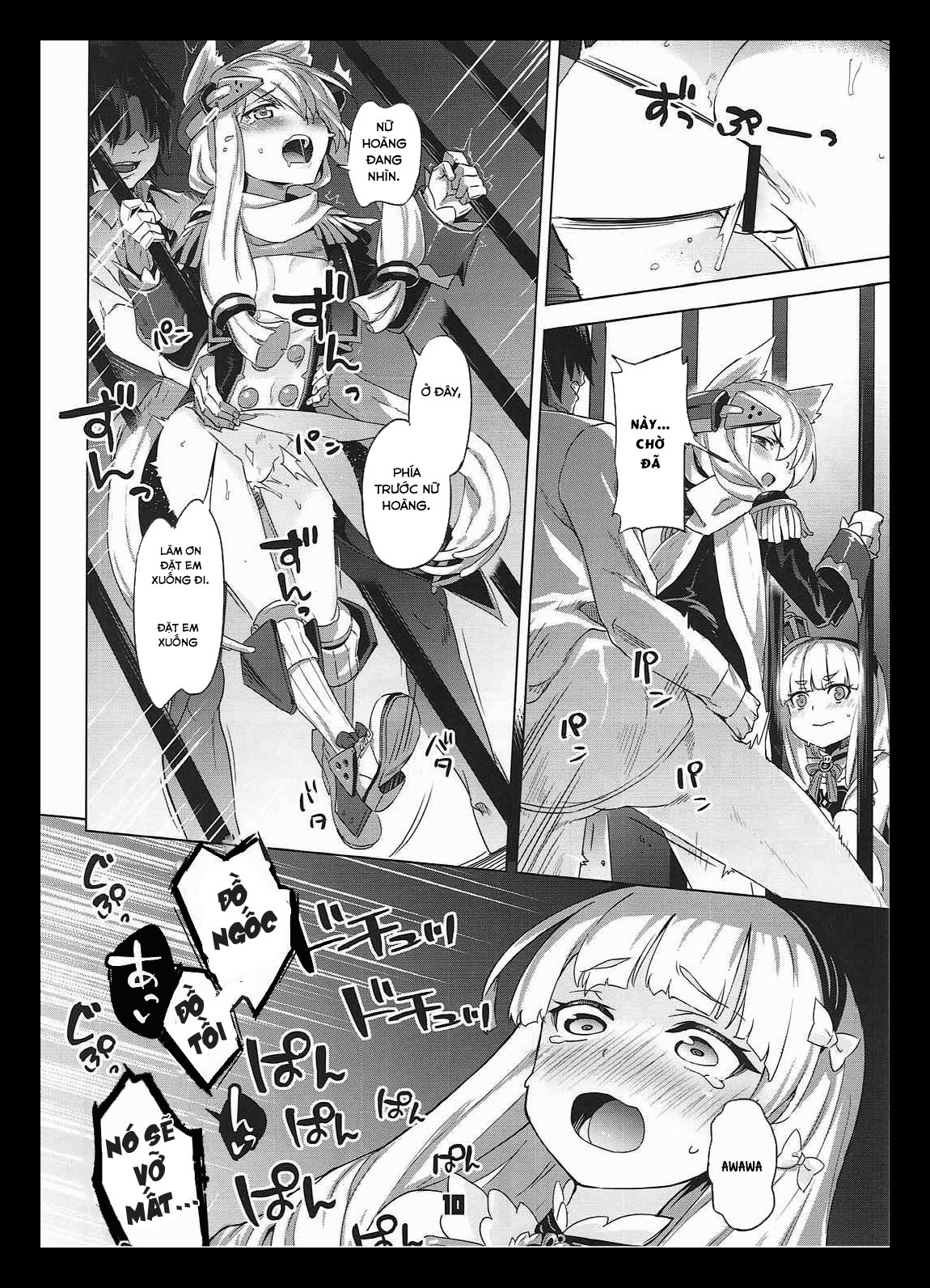 Đọc truyện hentai Template of a blond cutting board (Azur Lane) - Oneshot
