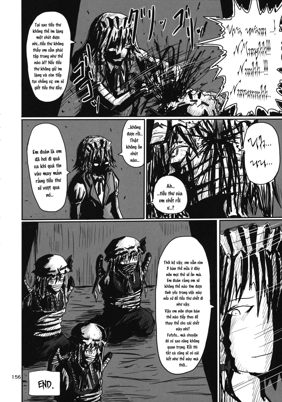 Đọc truyện hentai Tuyển tập guro ngắn( Touhou Project) - Búa và máy mài