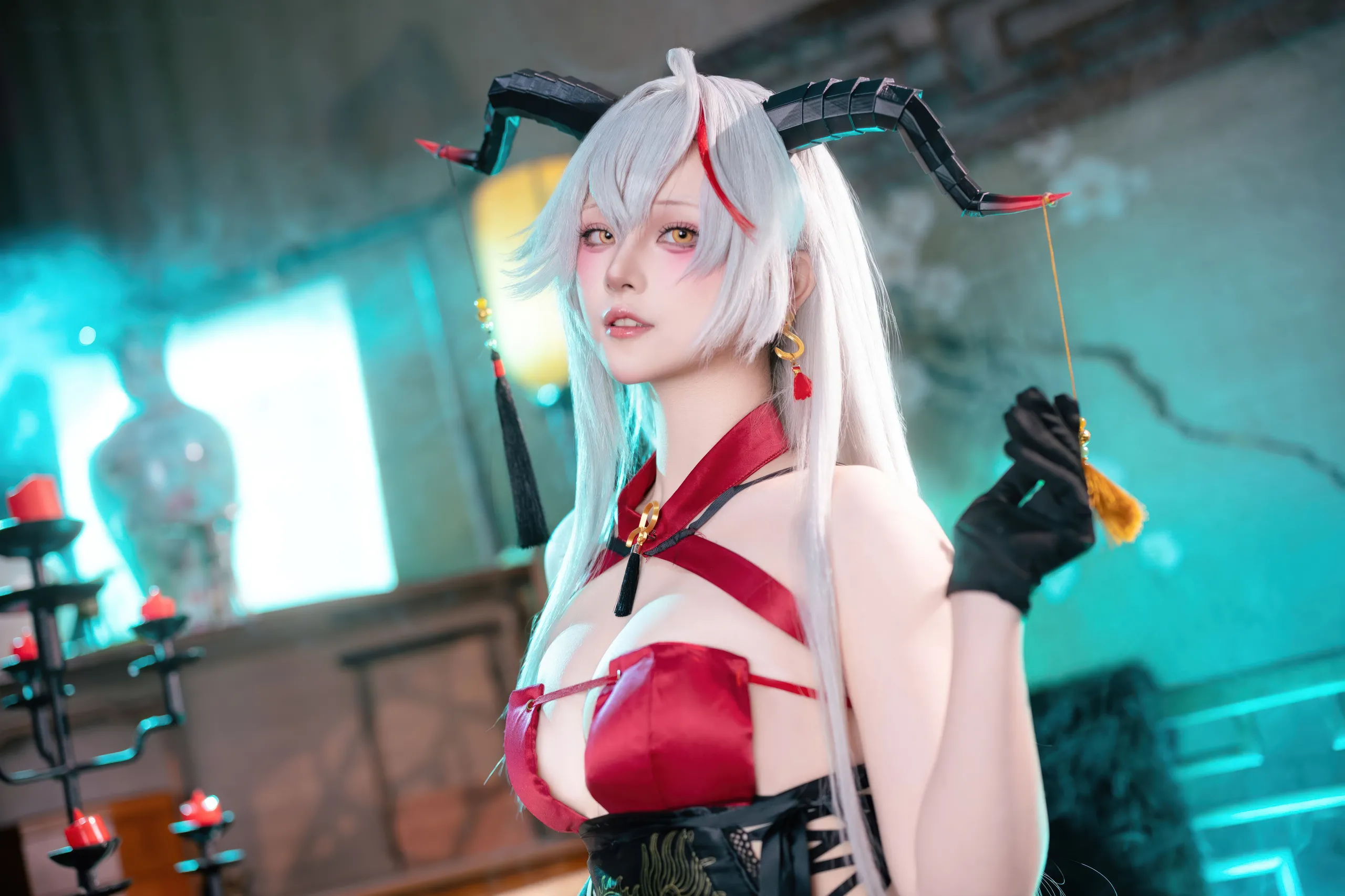 Đọc truyện hentai Tuyển tập Albums siêu phẩm Cosplay - Chap 1125 - Yukako - Azur Lane Aegir Cheongsam
