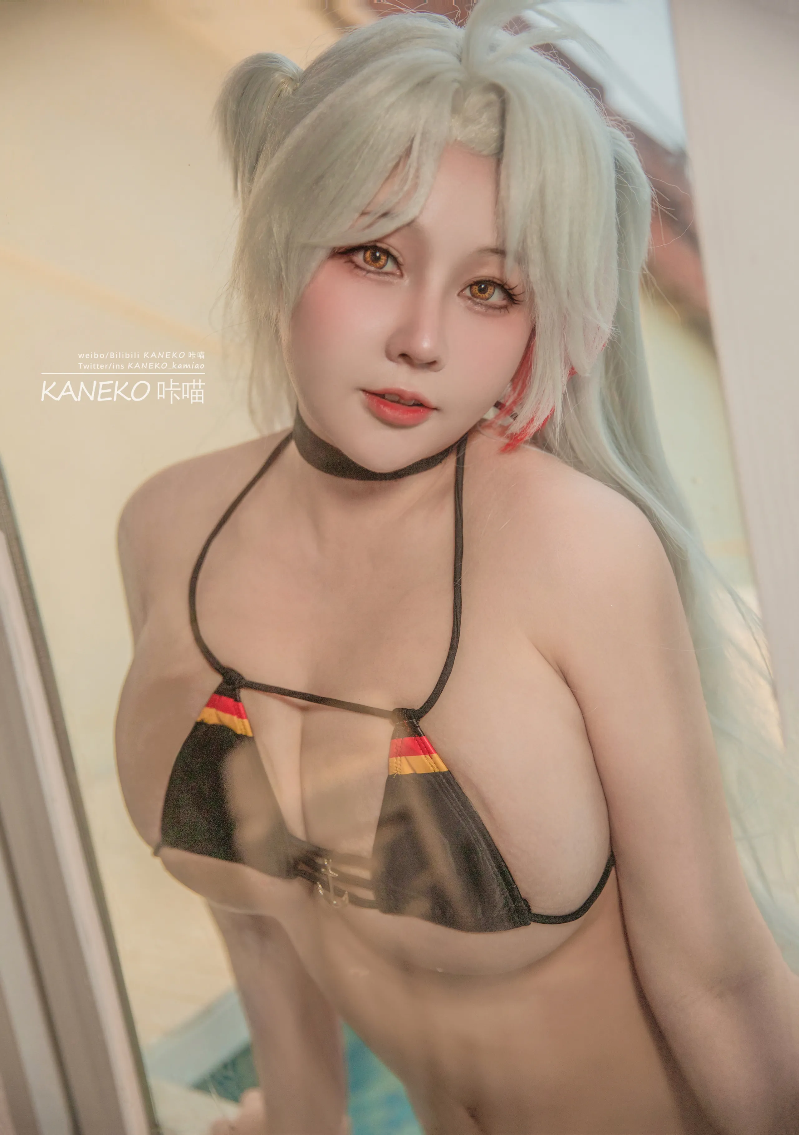 Đọc truyện hentai Tuyển tập Albums siêu phẩm Cosplay - Chap 1128 - KANEKO - Azur Lane Prince Eugen Swimsuit