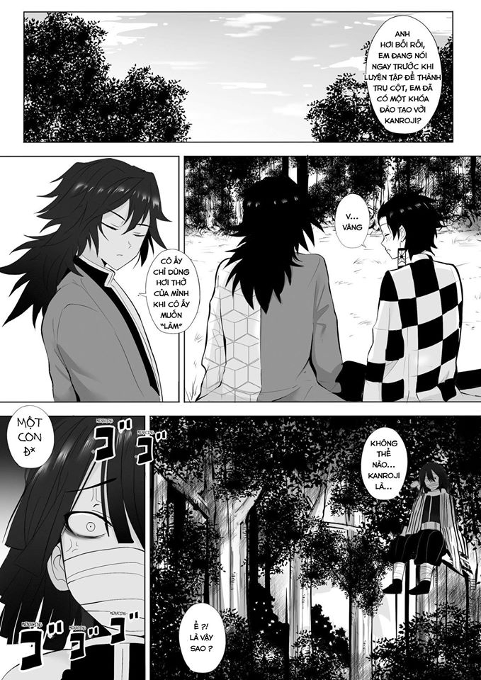 Đọc truyện hentai Hãy cùng luyện tập với luyến trụ (Kimetsu no Yaiba) - Oneshot