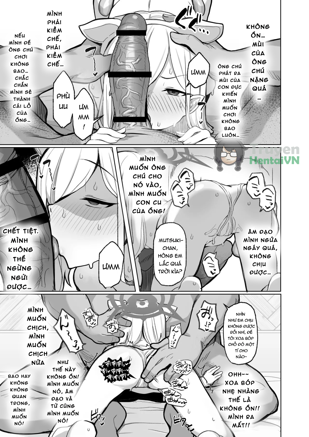 Đọc truyện hentai Netorase Archive (Blue Archive) - Oneshot
