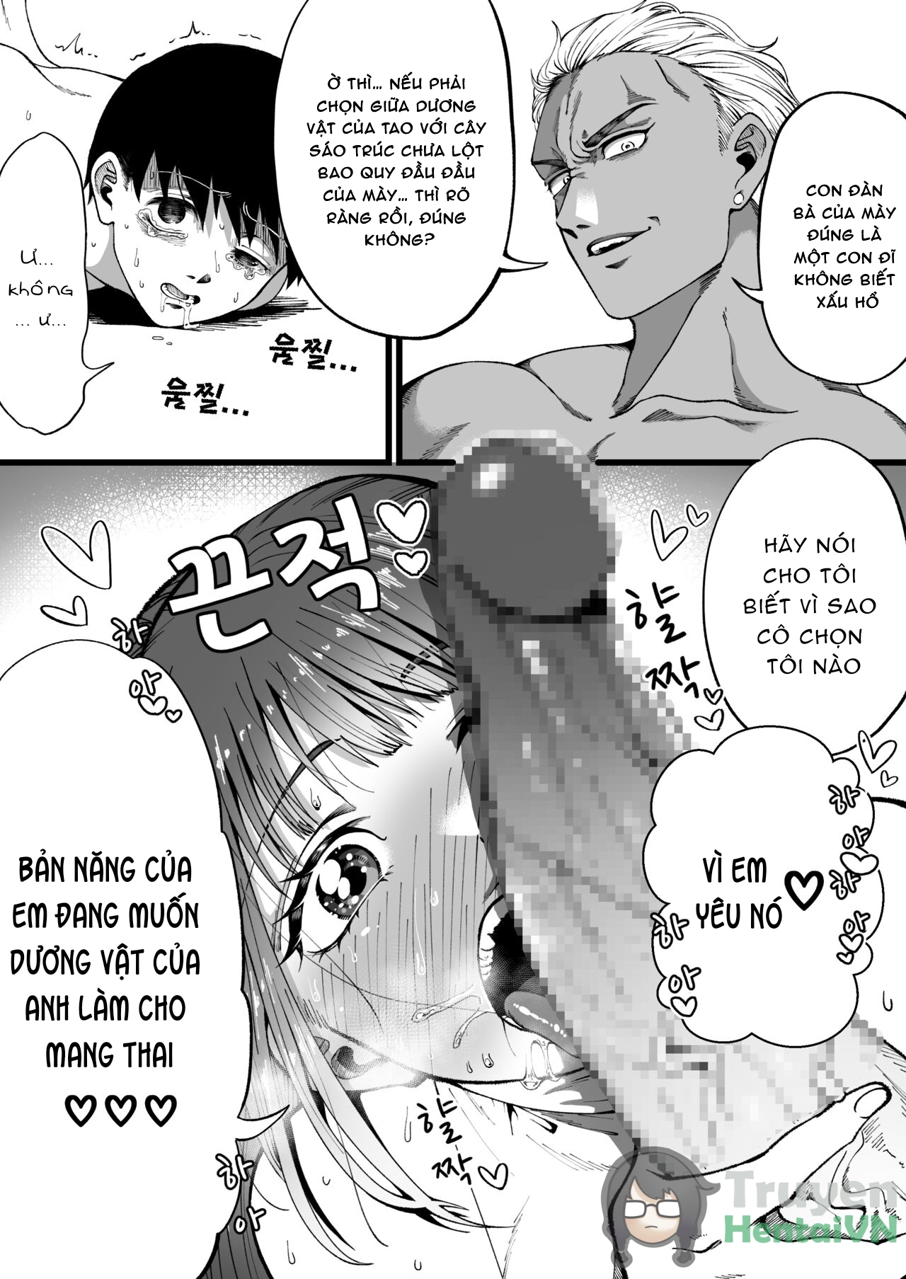 Đọc truyện hentai Boy tóc vàng cùng nữ sinh Hàn quốc Oneshot