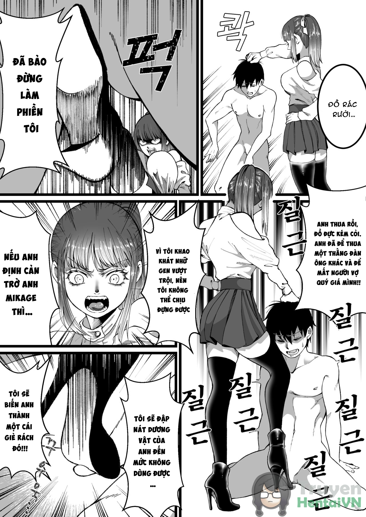 Đọc truyện hentai Boy tóc vàng cùng nữ sinh Hàn quốc Oneshot