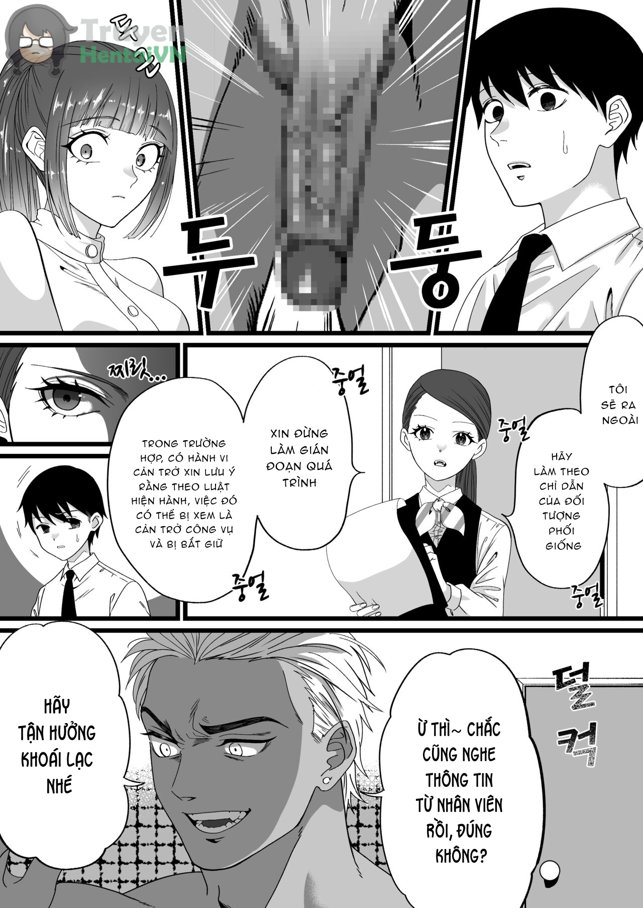 Đọc truyện hentai Boy tóc vàng cùng nữ sinh Hàn quốc Oneshot