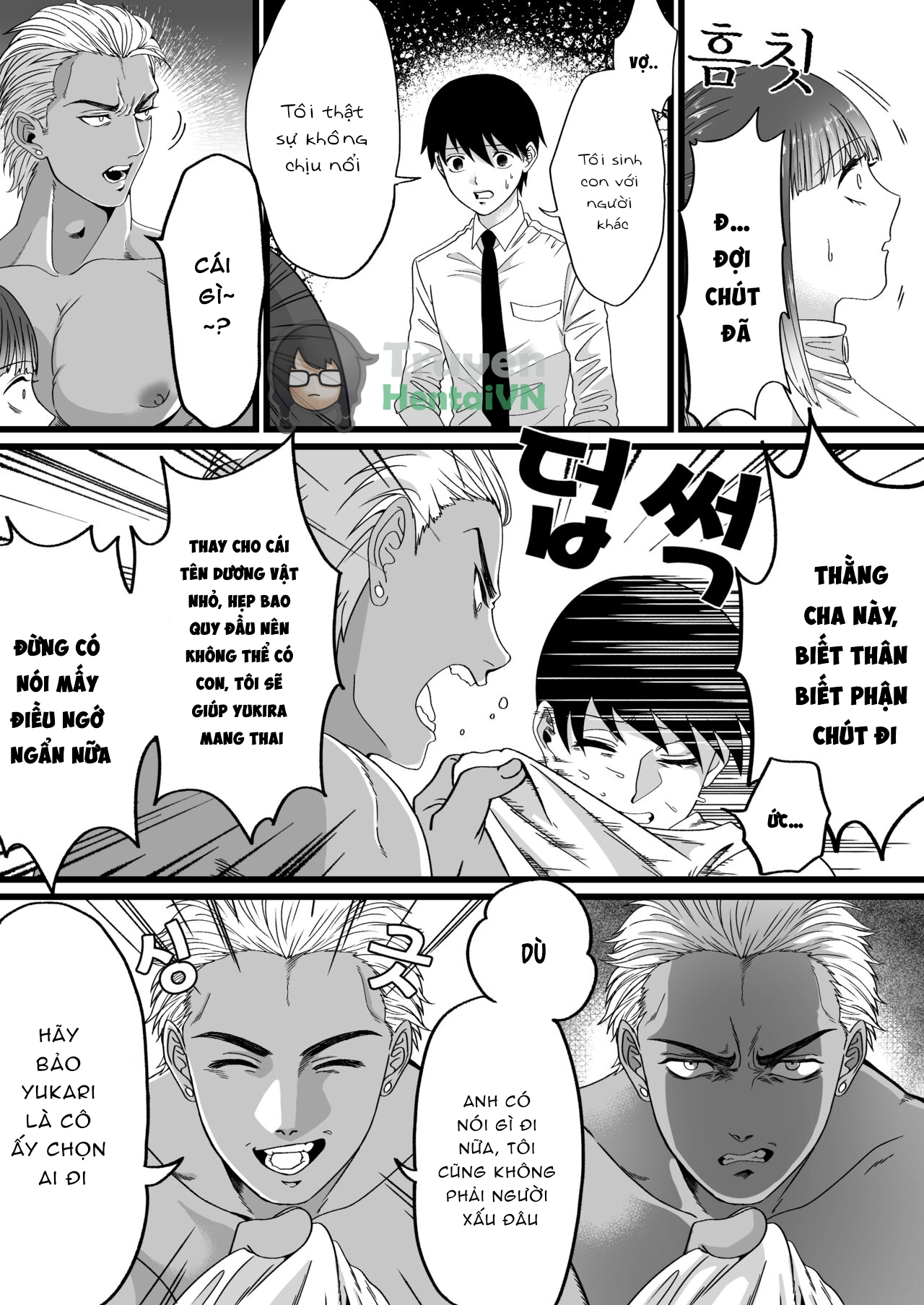 Đọc truyện hentai Boy tóc vàng cùng nữ sinh Hàn quốc Oneshot