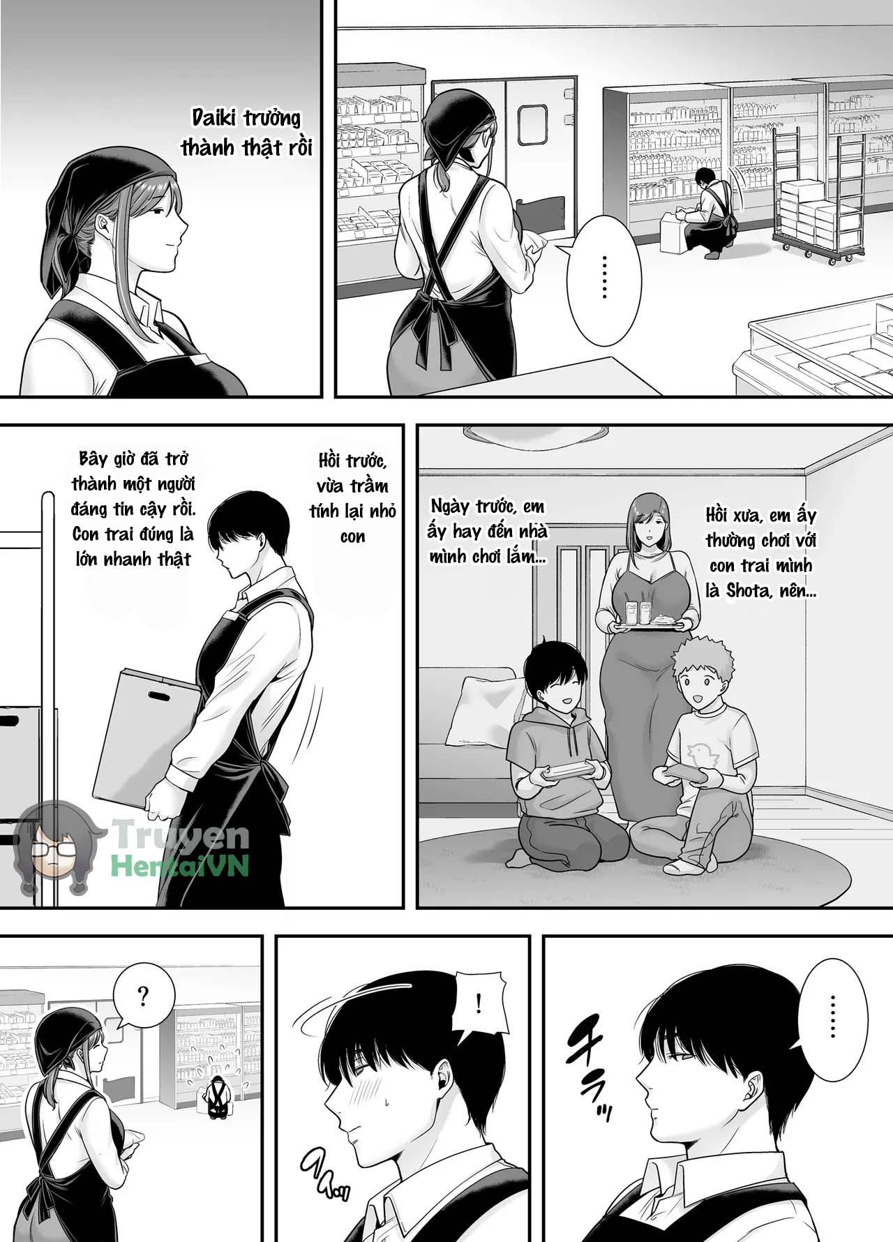 Đọc truyện hentai Mariko và tôi ~ Ngoại tình với một người phụ nữ đã có chồng ở công việc bán thời gian~ Oneshot