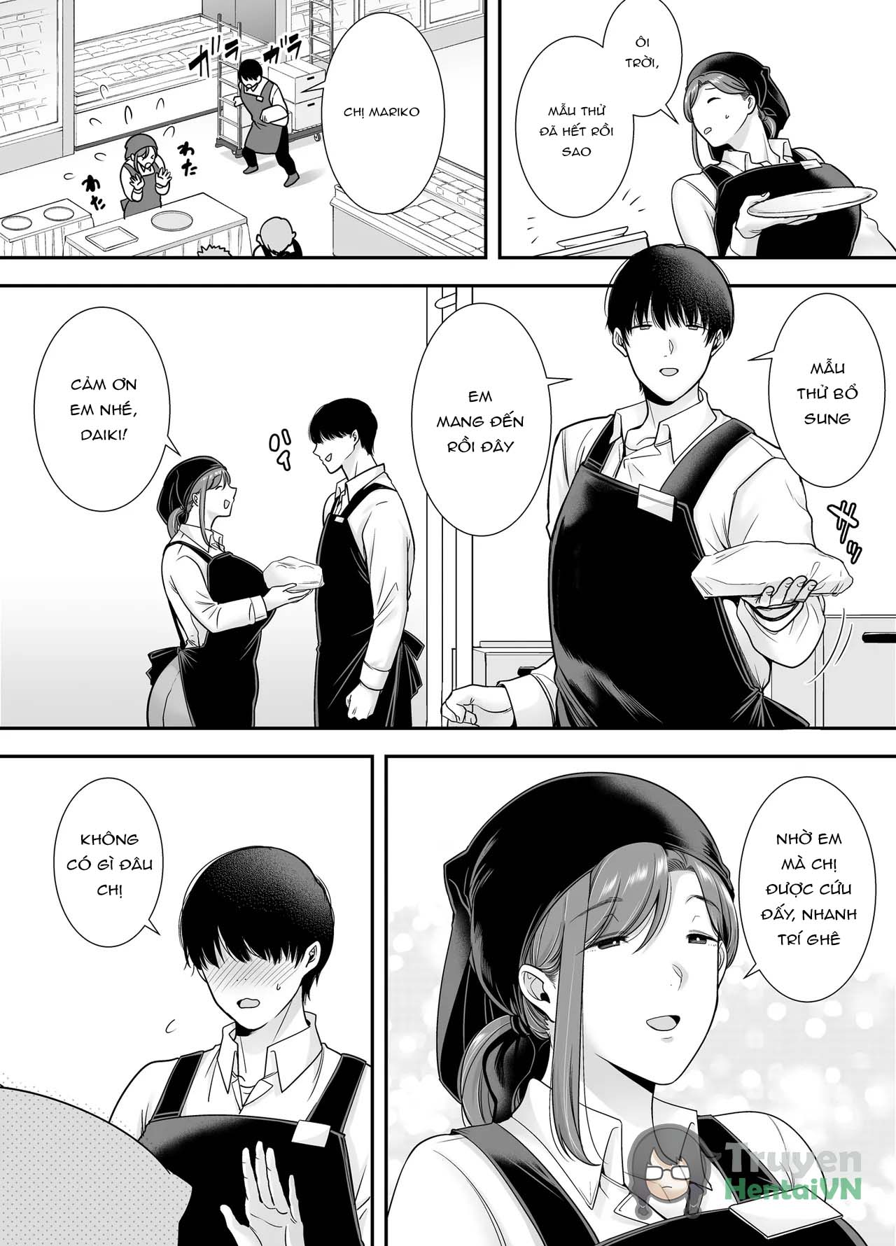 Đọc truyện hentai Mariko và tôi ~ Ngoại tình với một người phụ nữ đã có chồng ở công việc bán thời gian~ Oneshot