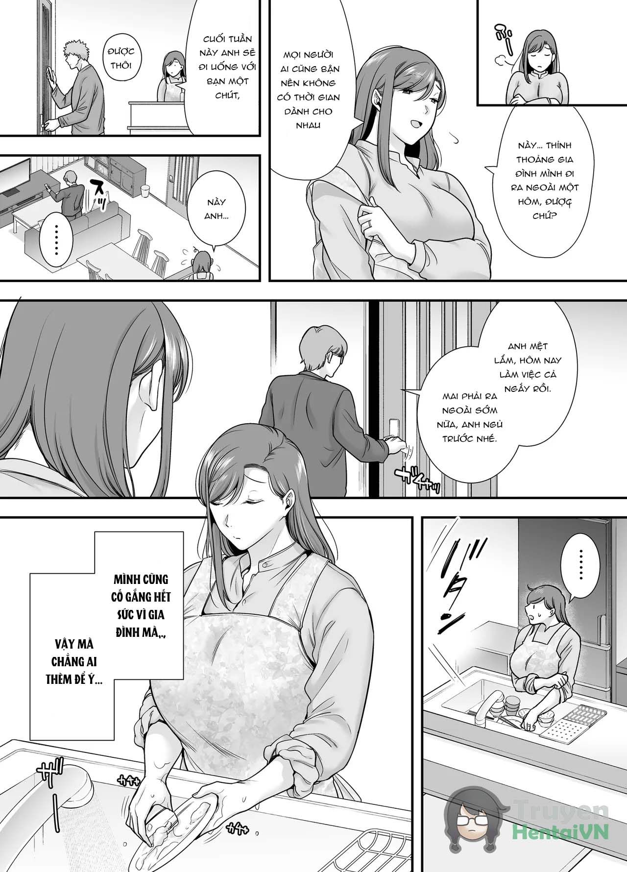 Đọc truyện hentai Mariko và tôi ~ Ngoại tình với một người phụ nữ đã có chồng ở công việc bán thời gian~ Oneshot
