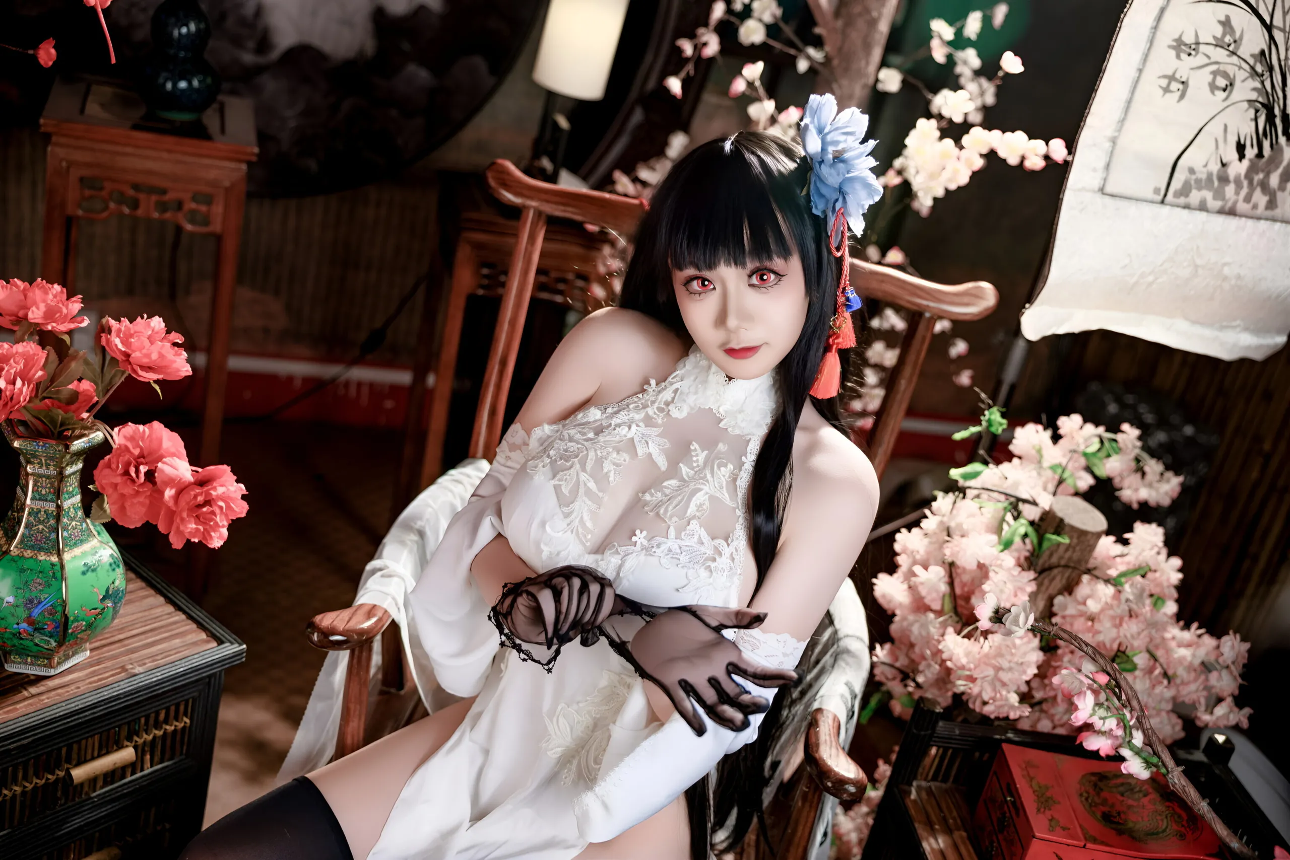 Đọc truyện hentai Tuyển tập Albums siêu phẩm Cosplay - Chap 1146 - A Xuexue - Azur Lane Yixian Cheongsam