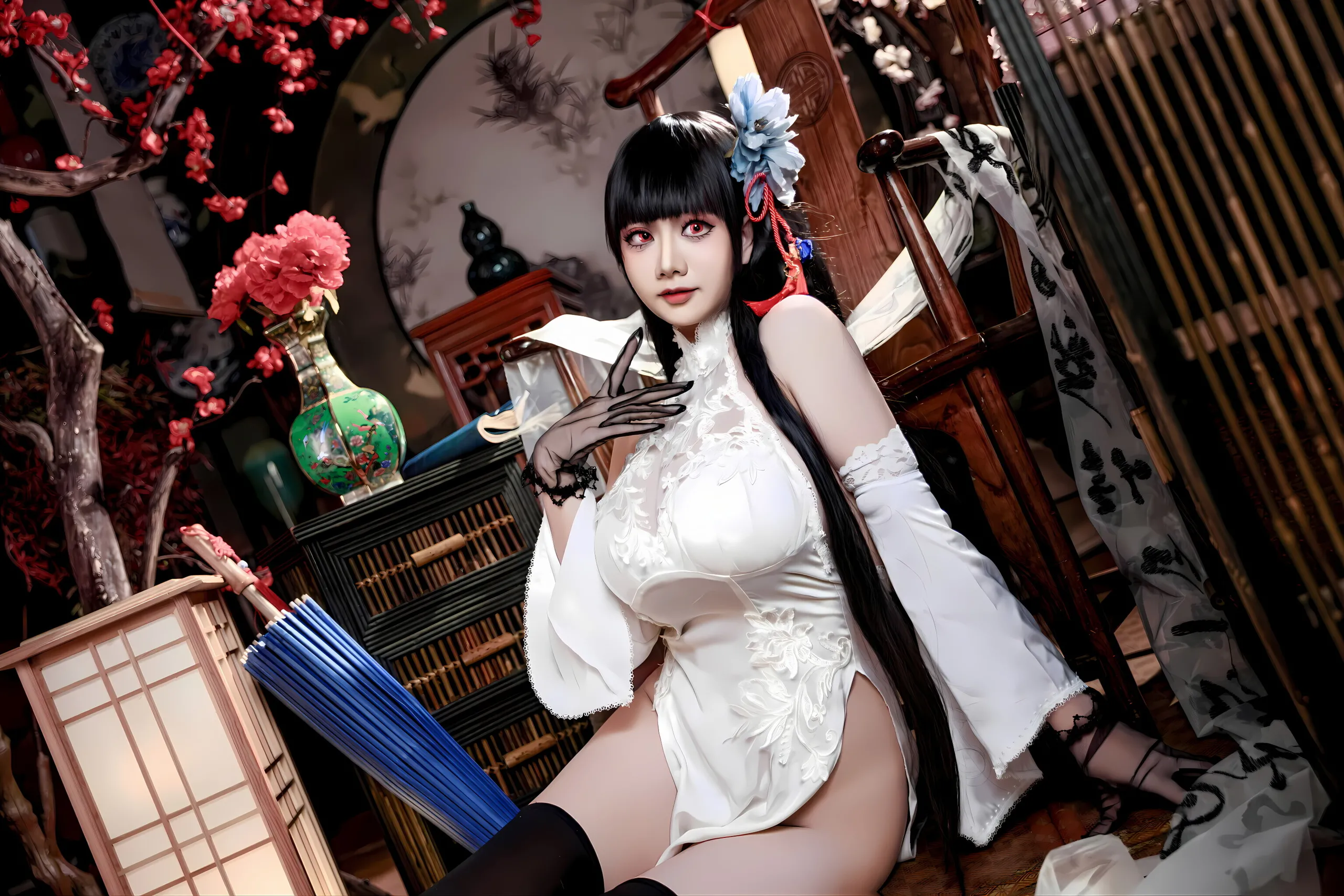 Đọc truyện hentai Tuyển tập Albums siêu phẩm Cosplay - Chap 1146 - A Xuexue - Azur Lane Yixian Cheongsam