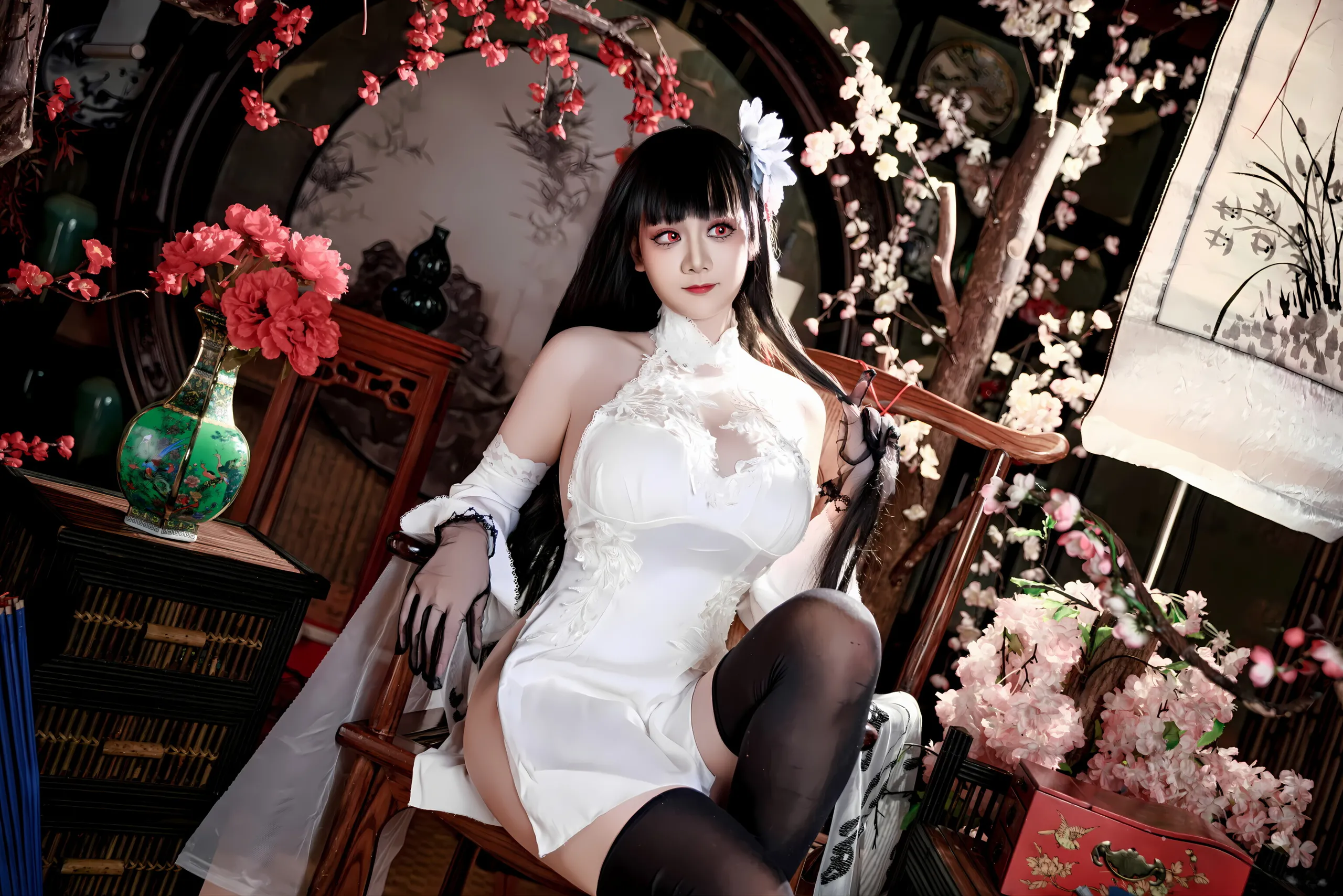 Đọc truyện hentai Tuyển tập Albums siêu phẩm Cosplay - Chap 1146 - A Xuexue - Azur Lane Yixian Cheongsam