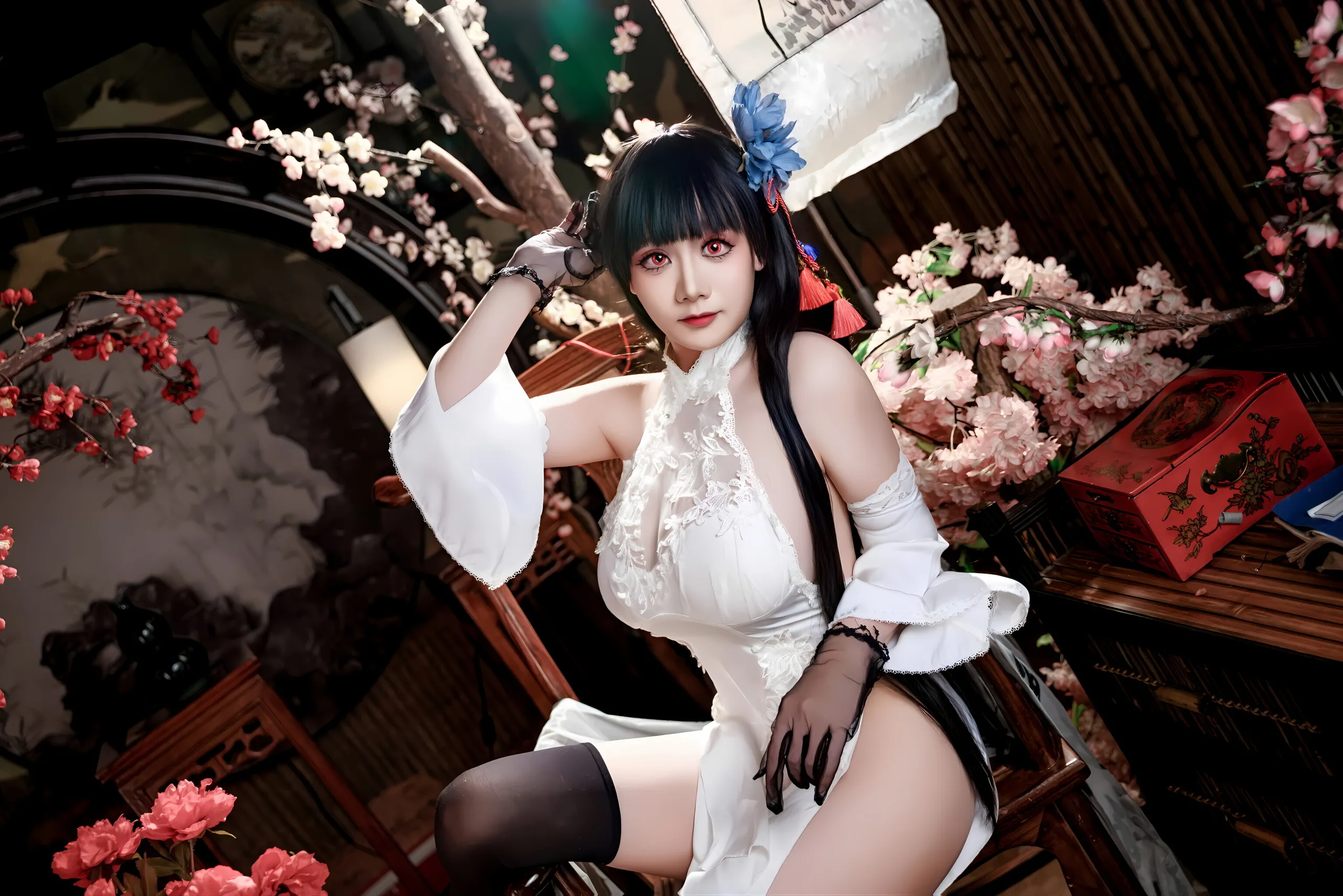 Đọc truyện hentai Tuyển tập Albums siêu phẩm Cosplay - Chap 1146 - A Xuexue - Azur Lane Yixian Cheongsam