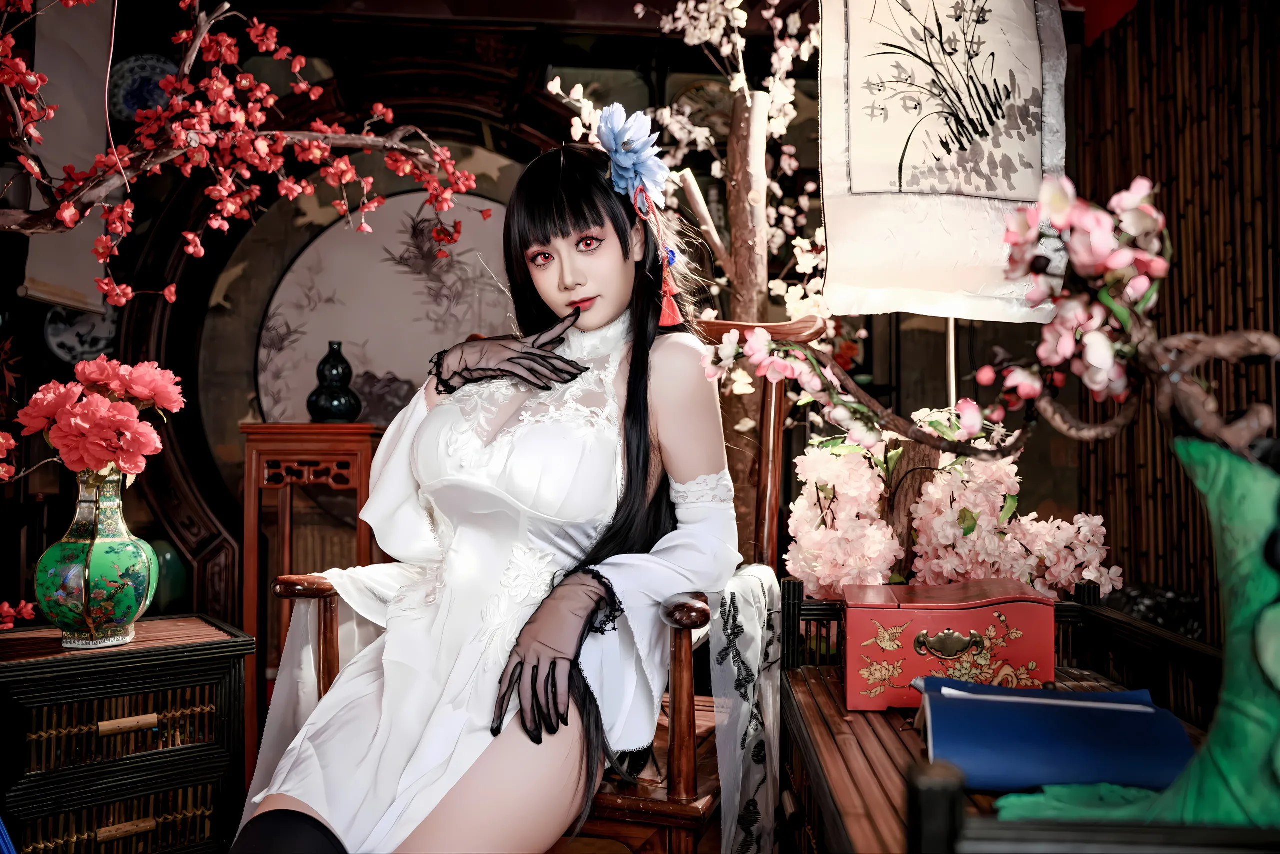 Đọc truyện hentai Tuyển tập Albums siêu phẩm Cosplay - Chap 1146 - A Xuexue - Azur Lane Yixian Cheongsam