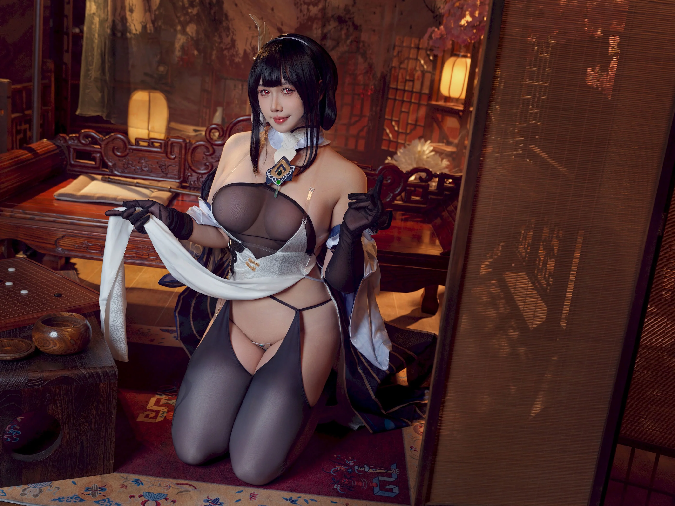 Đọc truyện hentai Tuyển tập Albums siêu phẩm Cosplay - Chap 1142 - Mahua Sauce W - Azur Lane Zhenhai Modified
