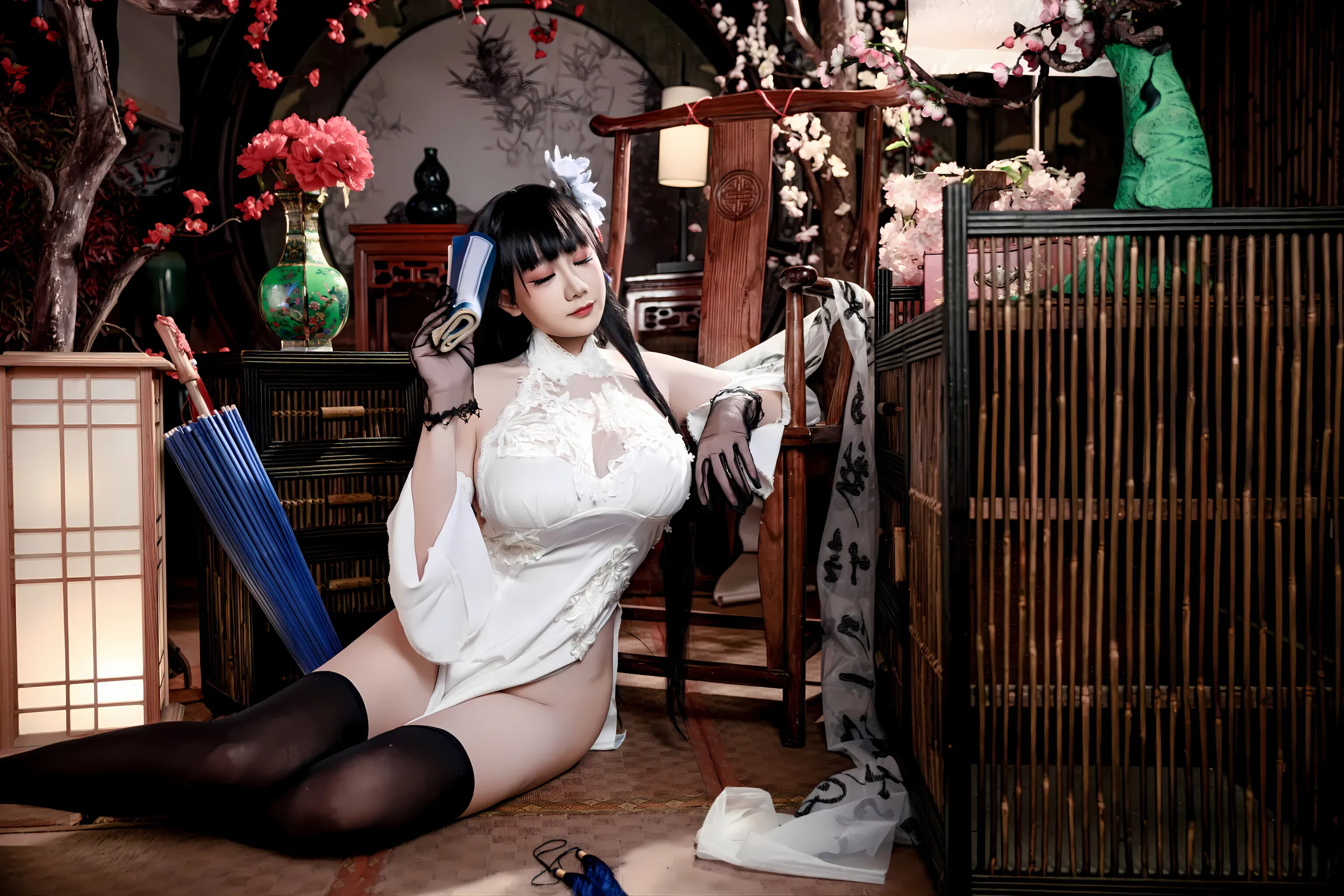 Đọc truyện hentai Tuyển tập Albums siêu phẩm Cosplay - Chap 1146 - A Xuexue - Azur Lane Yixian Cheongsam