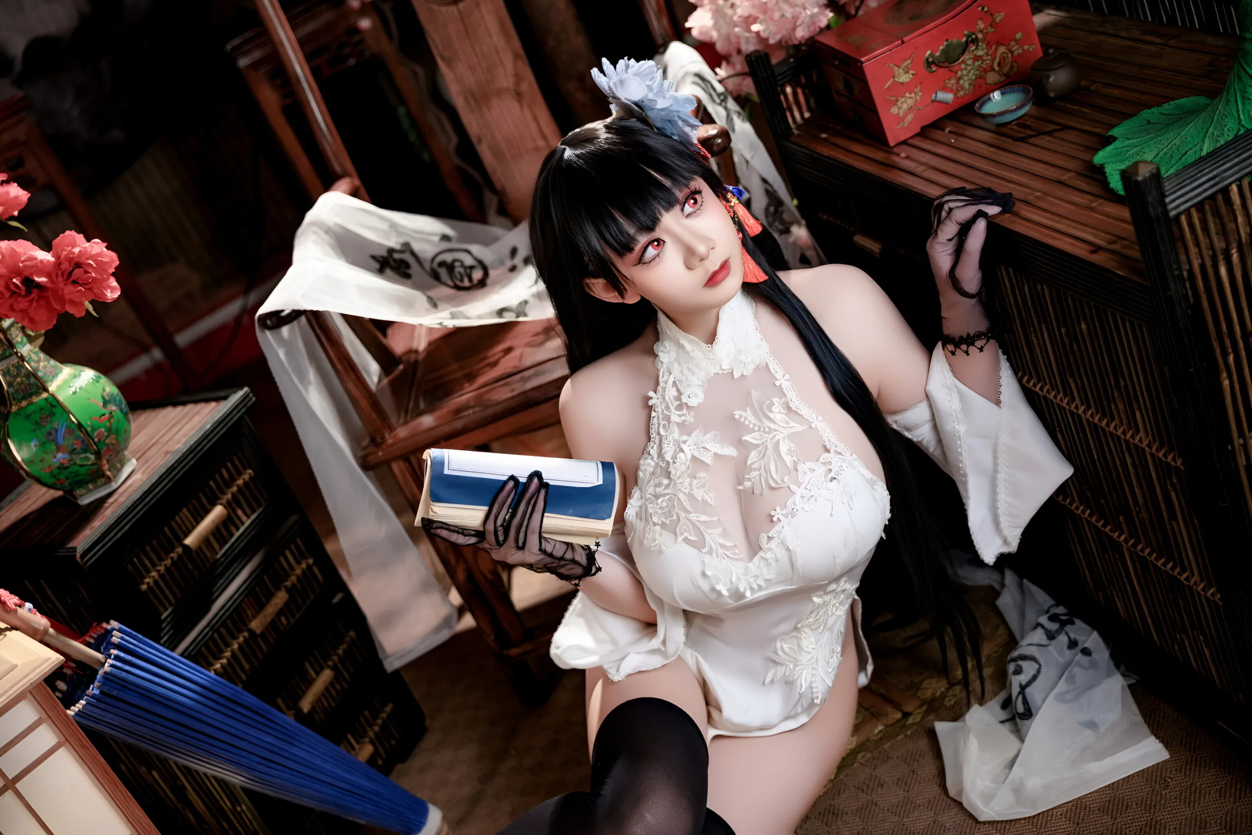 Đọc truyện hentai Tuyển tập Albums siêu phẩm Cosplay - Chap 1146 - A Xuexue - Azur Lane Yixian Cheongsam