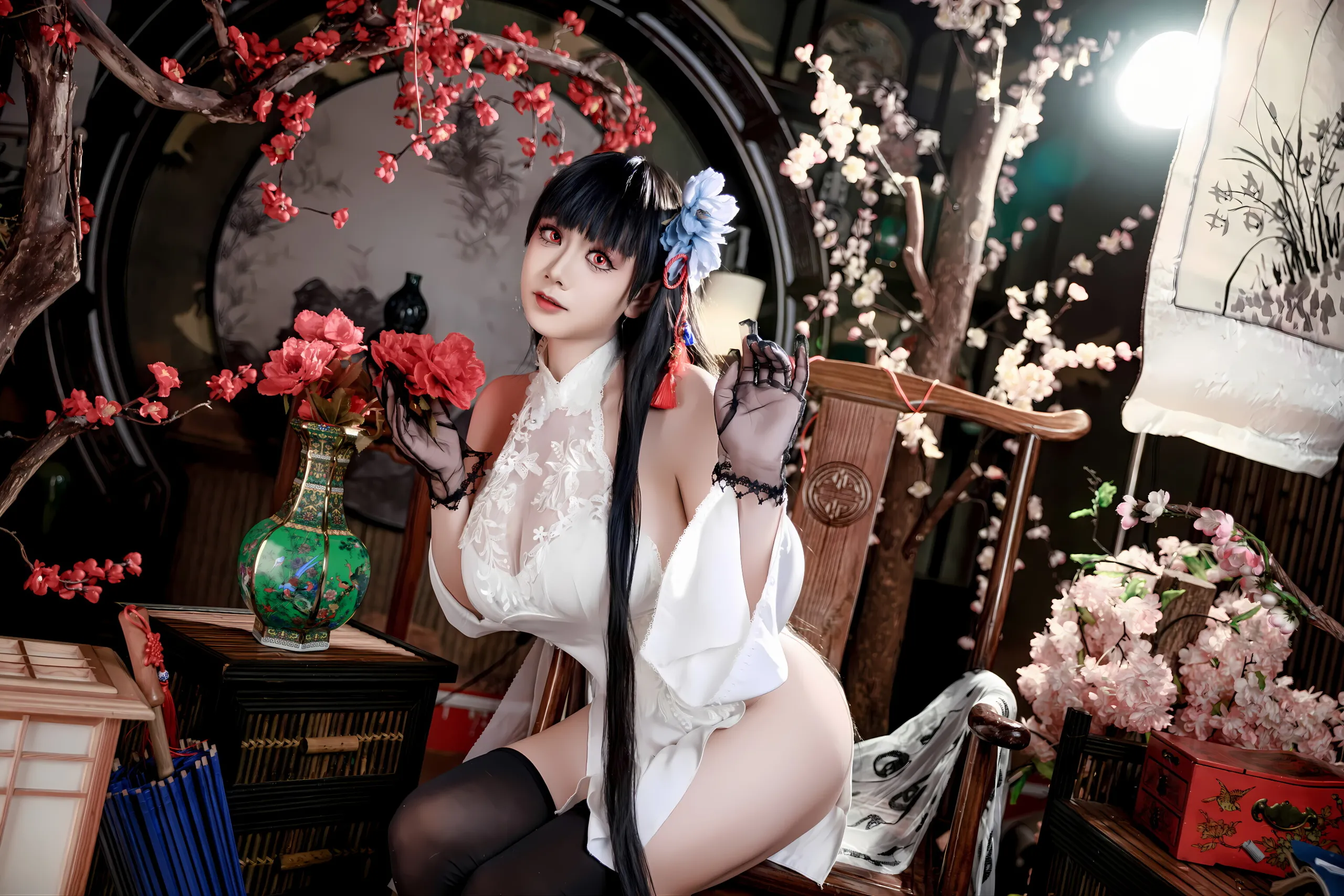 Đọc truyện hentai Tuyển tập Albums siêu phẩm Cosplay - Chap 1146 - A Xuexue - Azur Lane Yixian Cheongsam