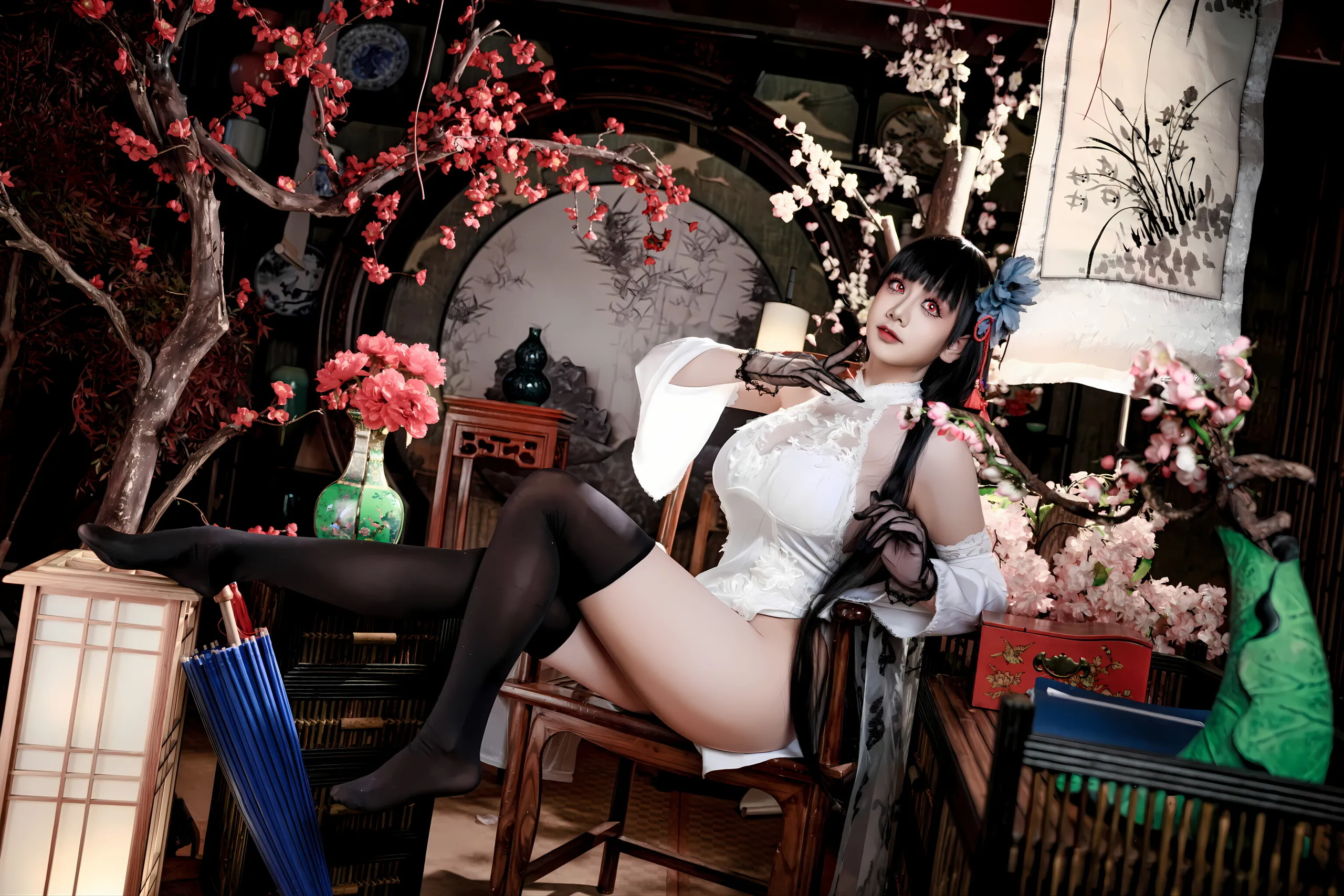 Đọc truyện hentai Tuyển tập Albums siêu phẩm Cosplay - Chap 1146 - A Xuexue - Azur Lane Yixian Cheongsam