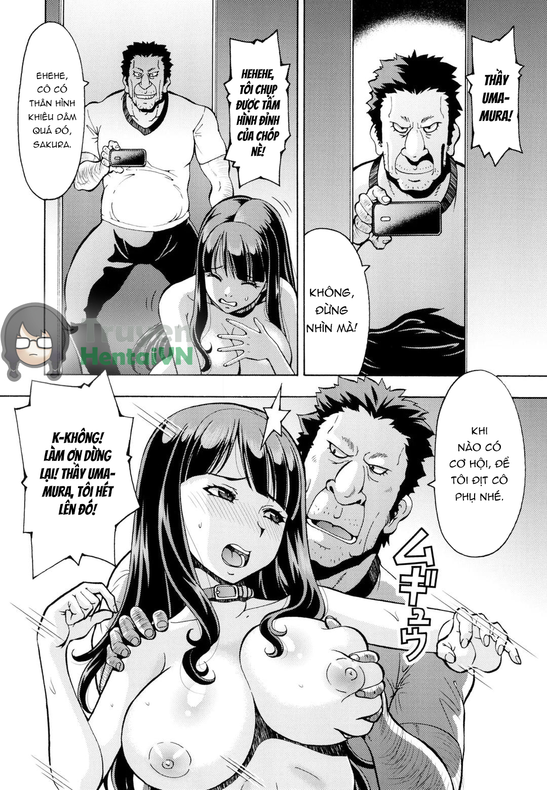 Đọc truyện hentai Netorareta Gakuen Pet Kyoushi Sakura | Netorare School: Pet Teacher Sakura - Oneshot