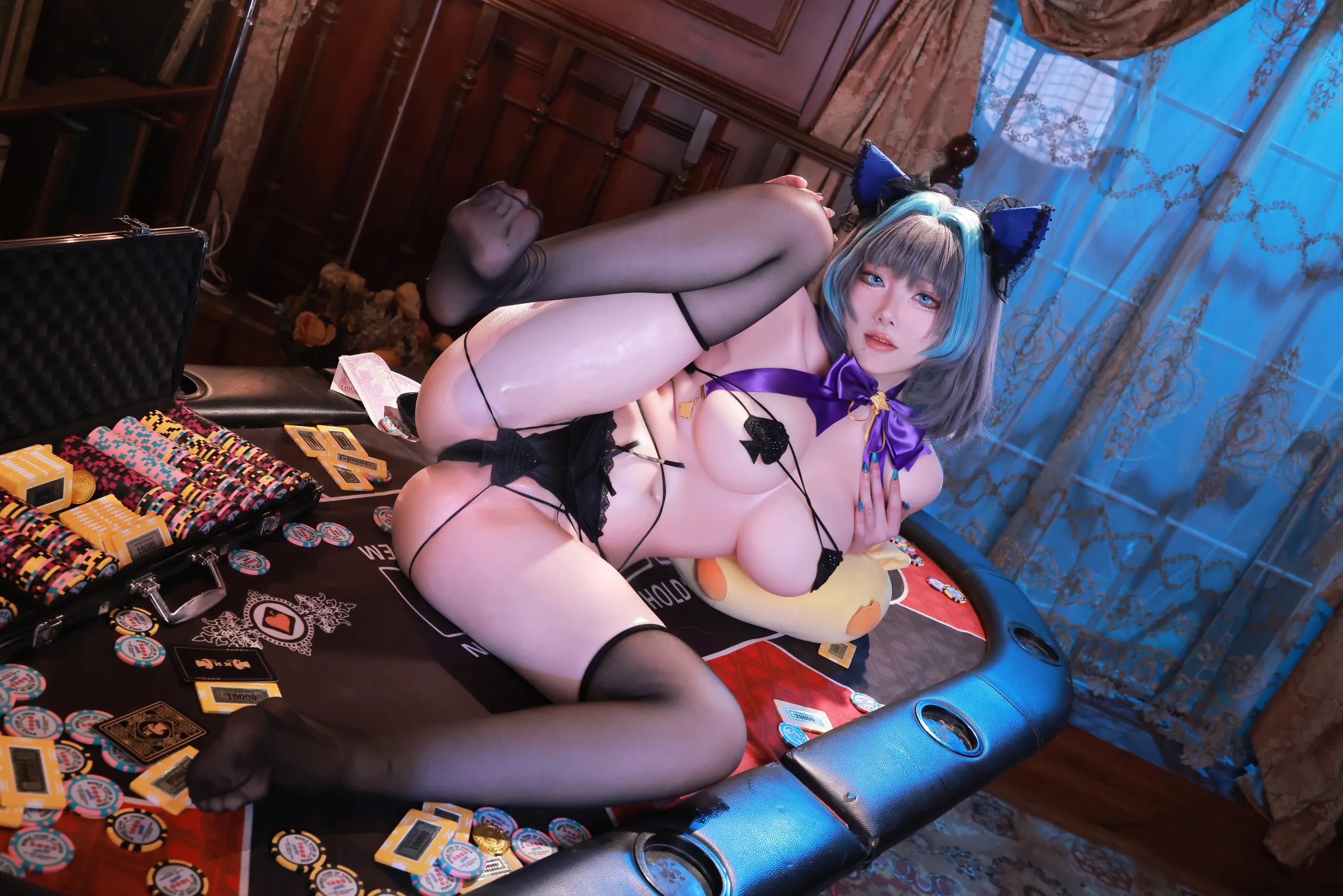 Đọc truyện hentai Tuyển tập Albums siêu phẩm Cosplay - Chap 1152 - Cheese Cube Wii - Azur Lane Cheshire Magician
