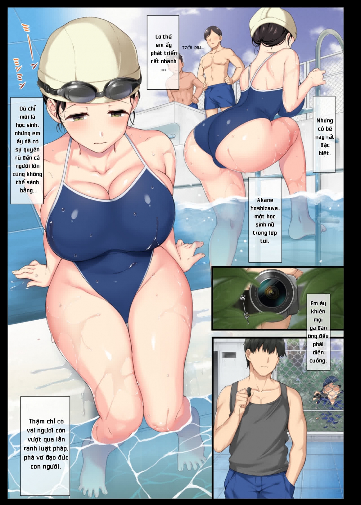 Đọc truyện hentai Cô học trò ngọt nước học bơi - Chap 1