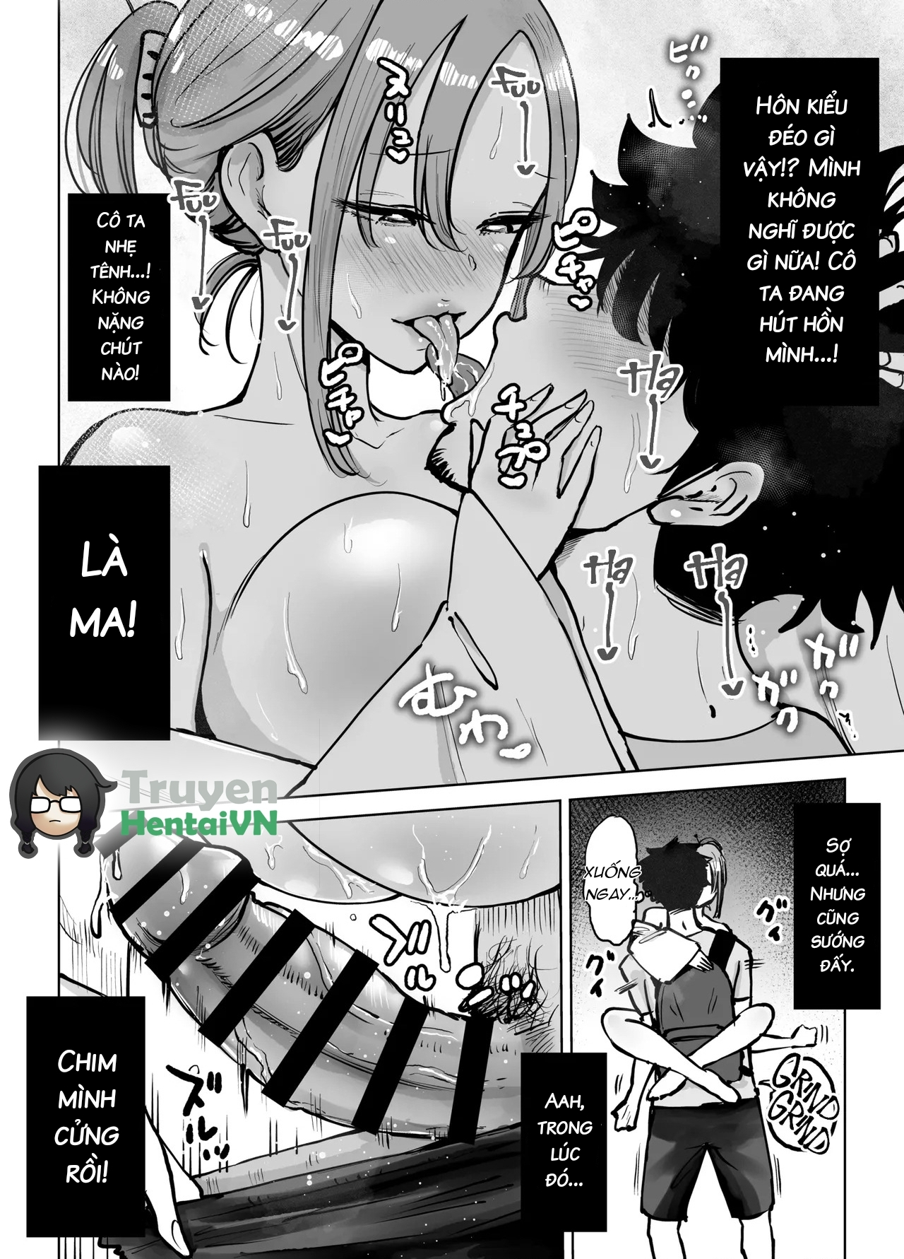 Đọc truyện hentai Seiyoku Tsuyo Sugi Naga Chichi Yuurei-chan ni Shinu Sunzen Made Shiboritora Reru Hanashi - Oneshot
