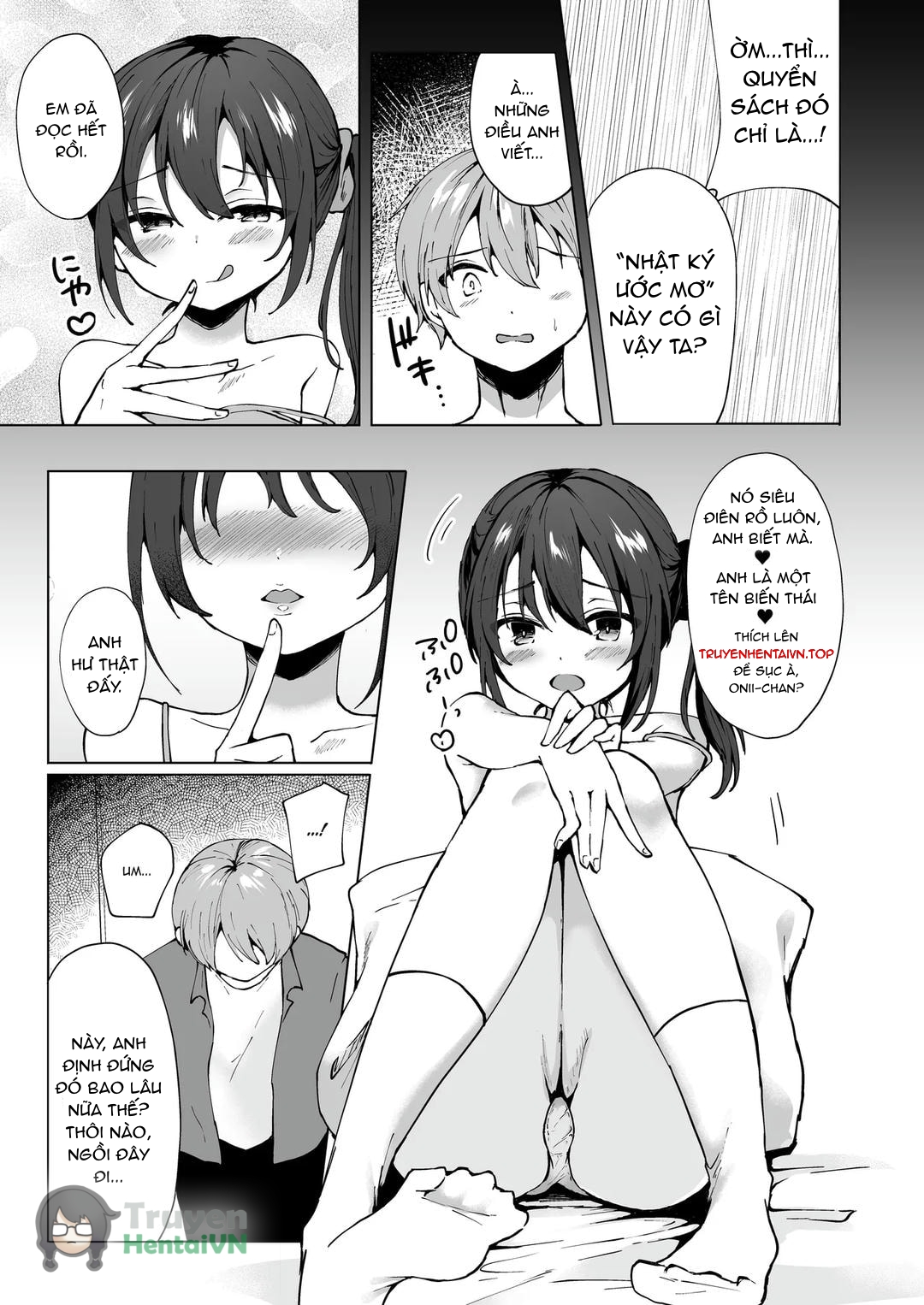 Đọc truyện hentai Namaiki J Imouto ga Onii-chan no Yumenikki o Kanaechau! Onii-chan, Kouiu no ga Suki nan desho? - Oneshot