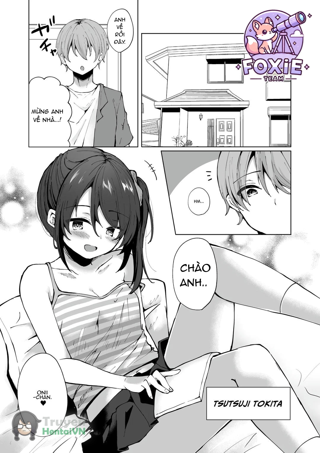 Đọc truyện hentai Namaiki J Imouto ga Onii-chan no Yumenikki o Kanaechau! Onii-chan, Kouiu no ga Suki nan desho? - Oneshot