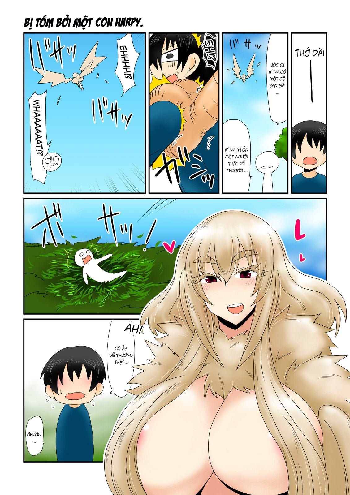 Đọc truyện hentai Bắt gặp Harpy-san - Oneshot