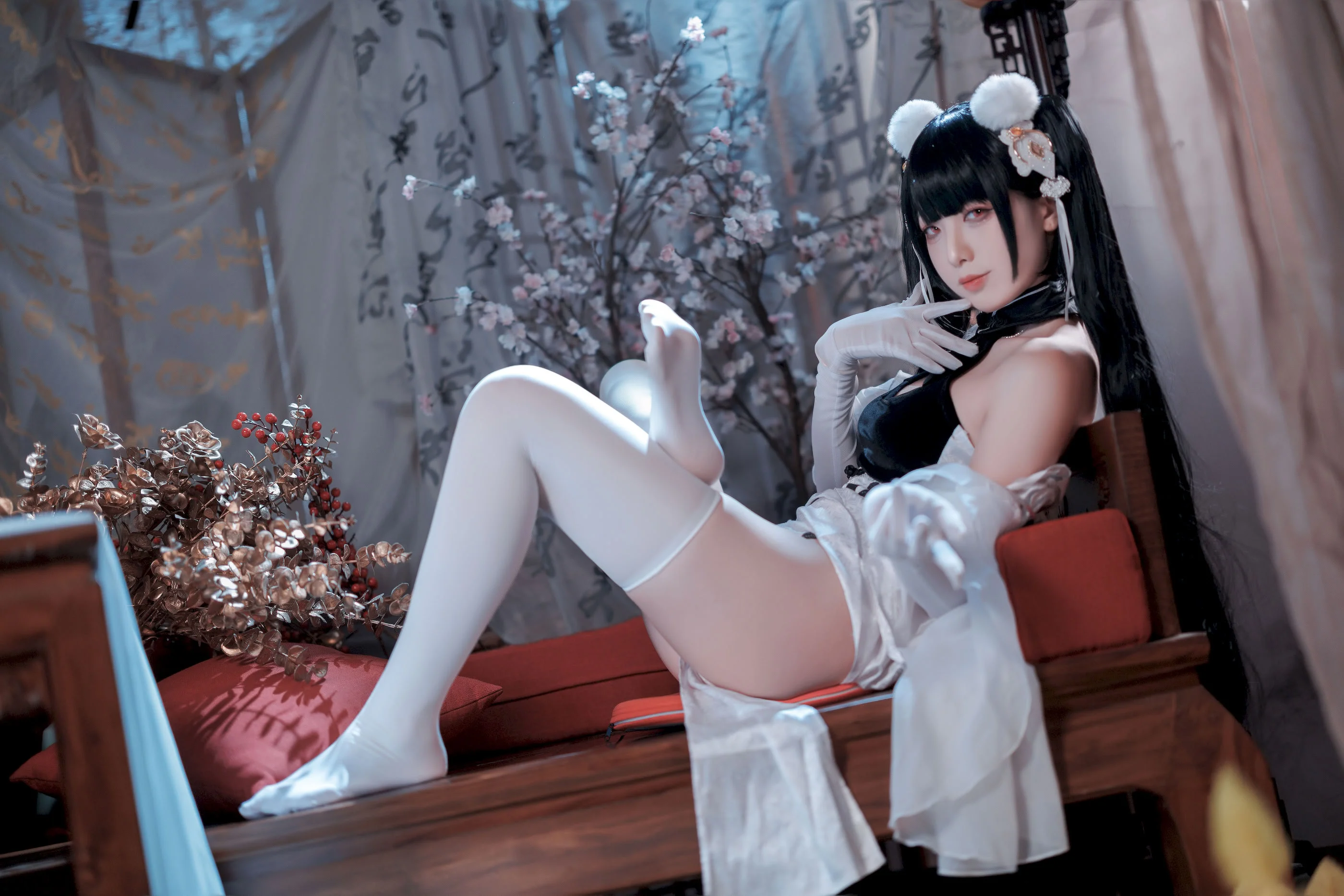 Đọc truyện hentai Tuyển tập Albums siêu phẩm Cosplay - Chap 1170 - The Frontier V - Azur Lane Peter Strasser Erotic Books and Jade
