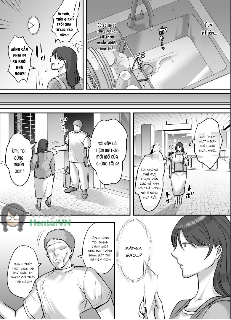 Đọc truyện hentai Less na Hitozuma ga Akutoku Massage ni Hamaru Riyuu Oneshot