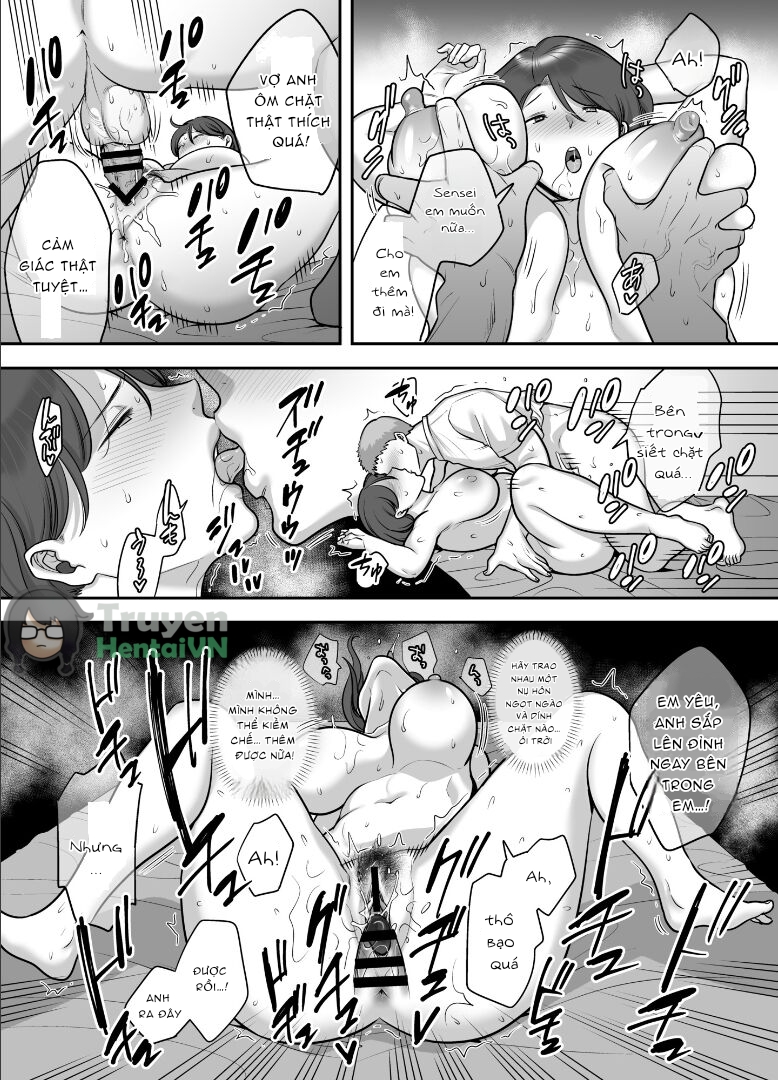 Đọc truyện hentai Less na Hitozuma ga Akutoku Massage ni Hamaru Riyuu Oneshot
