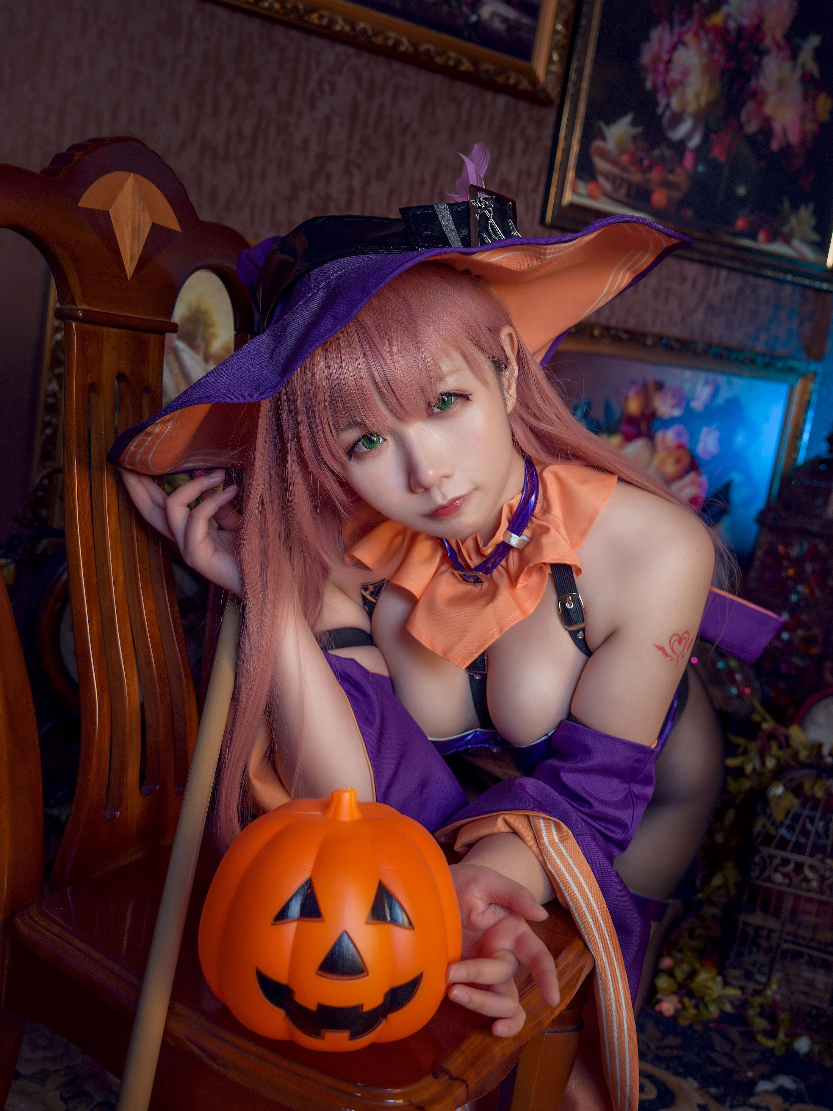 Đọc truyện hentai Tuyển tập Albums siêu phẩm Cosplay - Chap 1176 - Mahua Sauce - Memphis Halloween