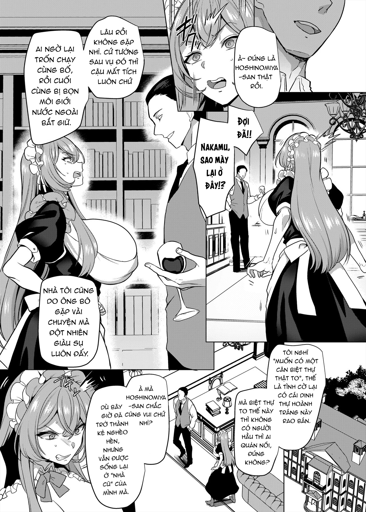 Đọc truyện hentai Moto Ijimekko Maid no Hoshinomiya-san Oneshot