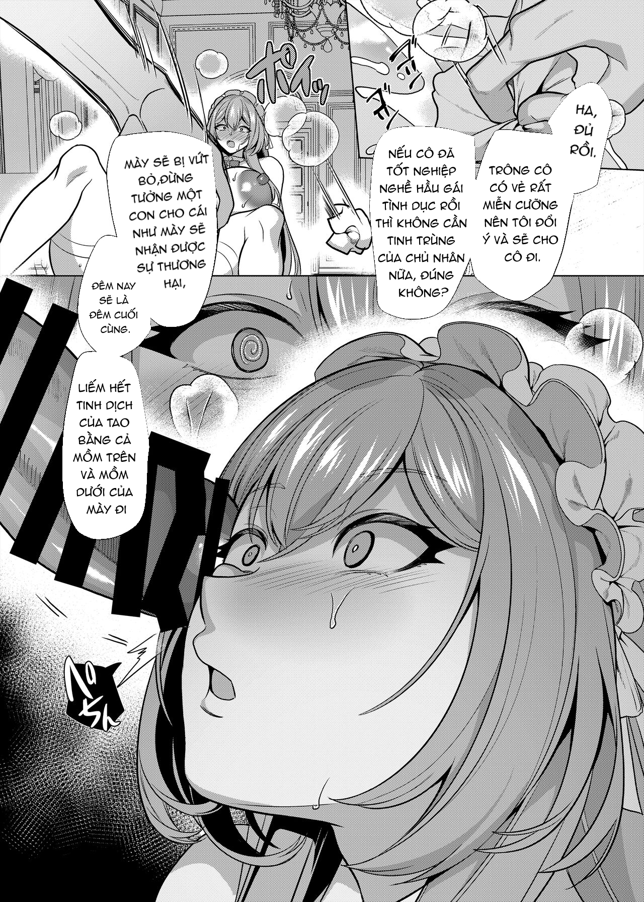 Đọc truyện hentai Moto Ijimekko Maid no Hoshinomiya-san Oneshot