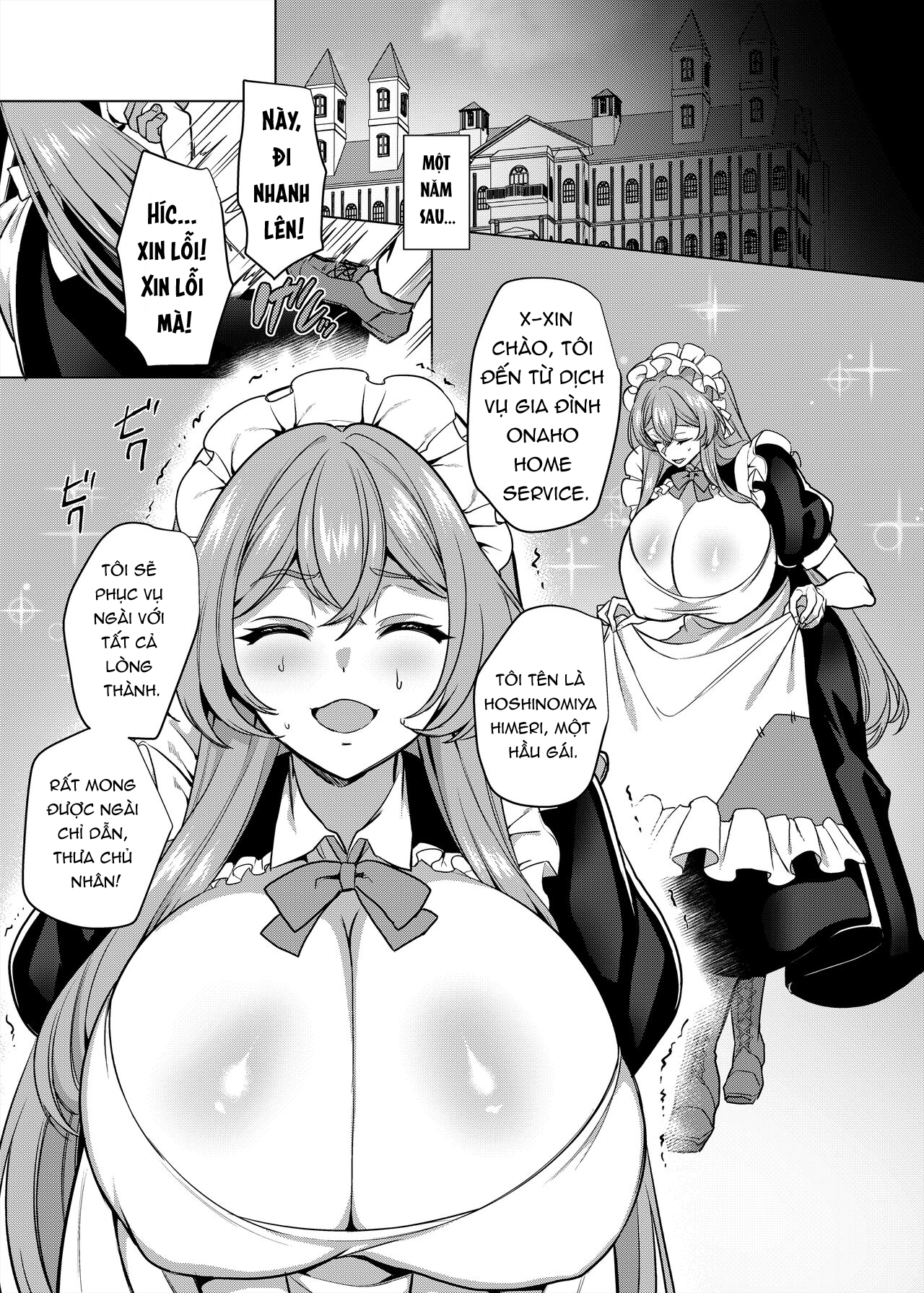 Đọc truyện hentai Moto Ijimekko Maid no Hoshinomiya-san Oneshot