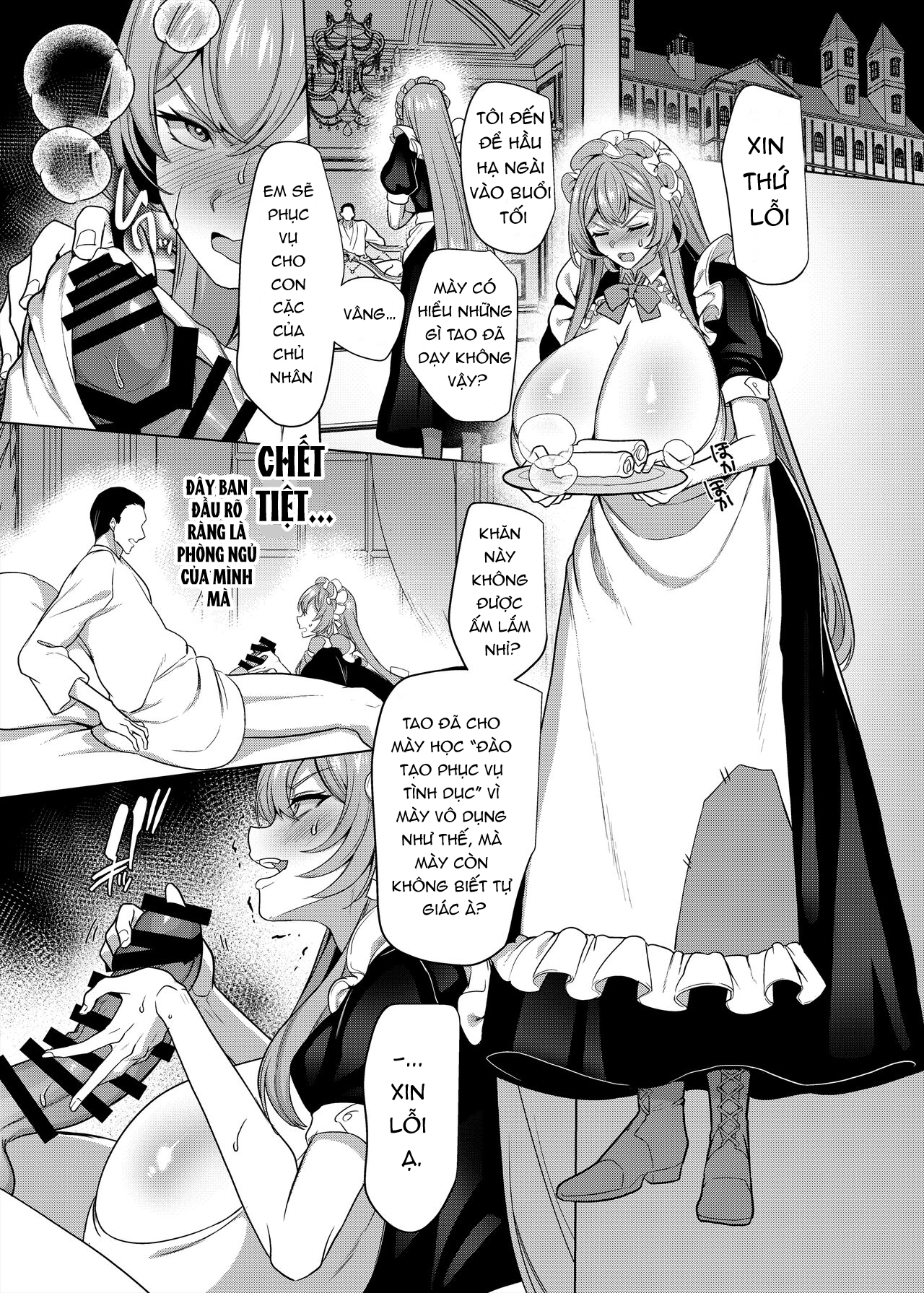 Đọc truyện hentai Moto Ijimekko Maid no Hoshinomiya-san Oneshot