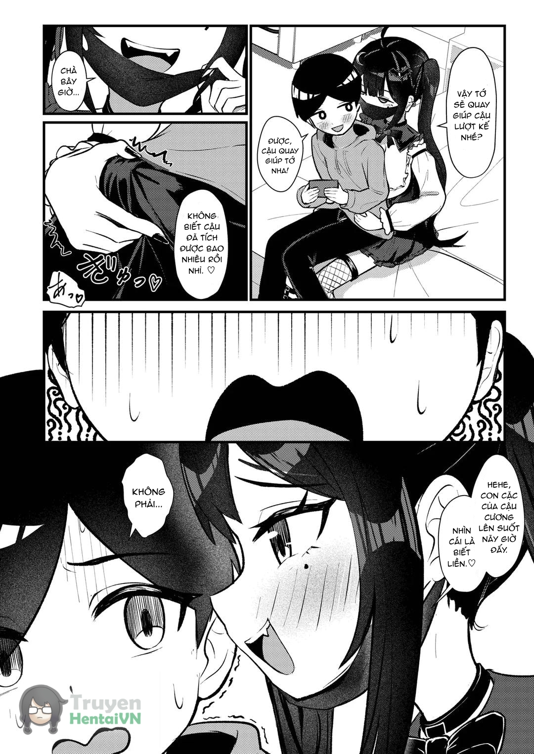 Đọc truyện hentai Hinekure Doutei ga Off-kai Ittara Succubus ni Ochinchin Propose Shichatta Hanashi - Oneshot