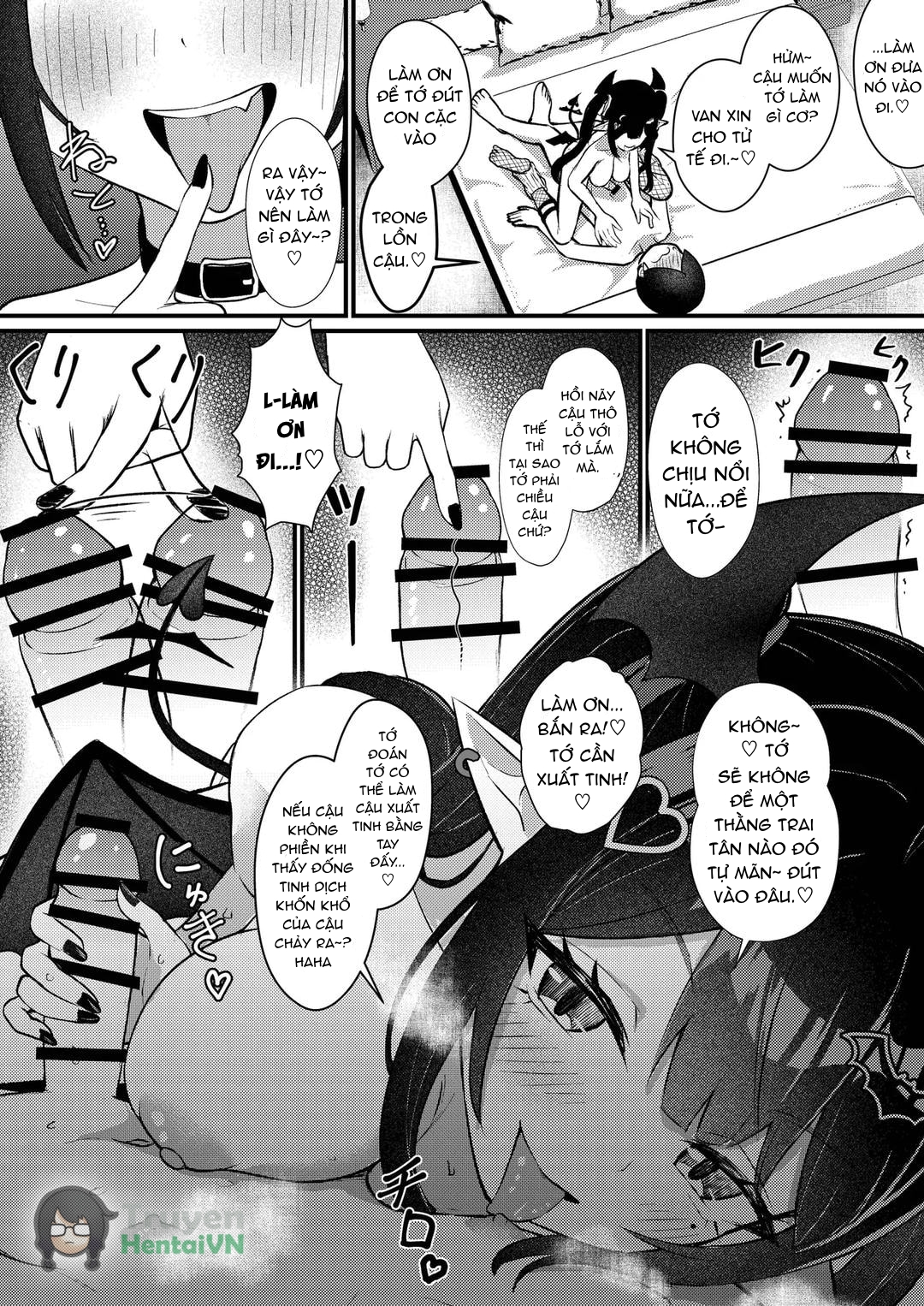 Đọc truyện hentai Hinekure Doutei ga Off-kai Ittara Succubus ni Ochinchin Propose Shichatta Hanashi - Oneshot