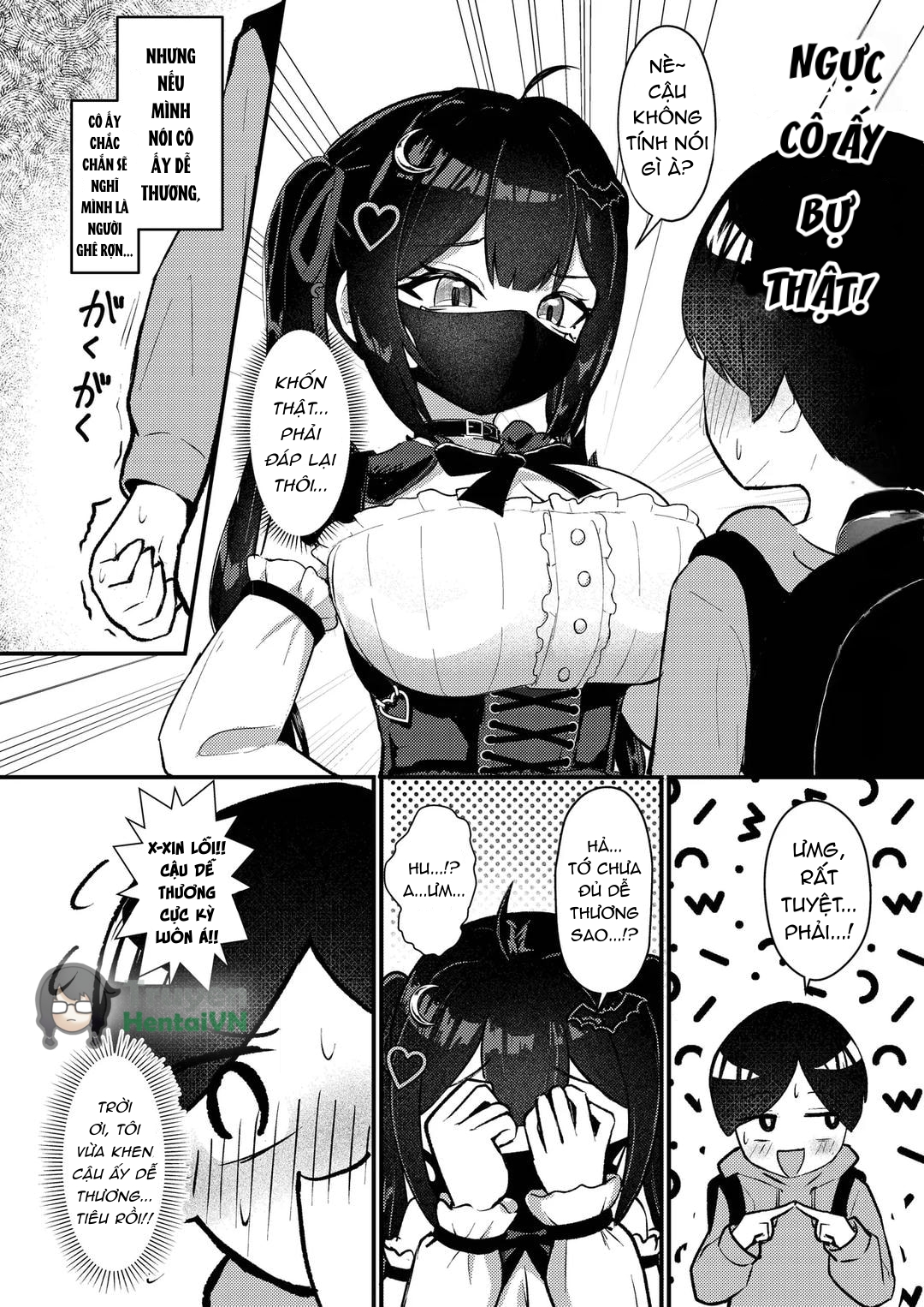 Đọc truyện hentai Hinekure Doutei ga Off-kai Ittara Succubus ni Ochinchin Propose Shichatta Hanashi - Oneshot
