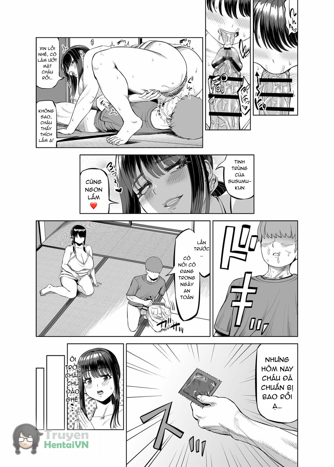 Đọc truyện hentai Tomodachi no Okaa-san ni Sasowarete... Inaka ni Kichaimashita! - Oneshot