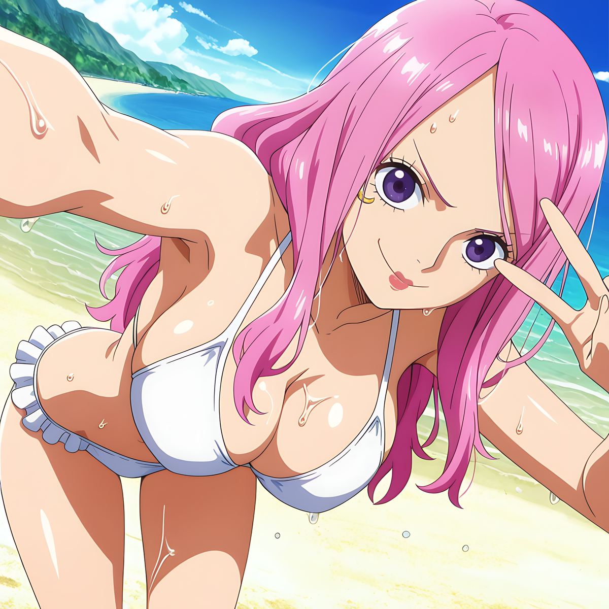 Đọc truyện hentai Tuyển tập Albums Art hentai - Chap 549 - Bonnie Midsummer Beach Volleyball!