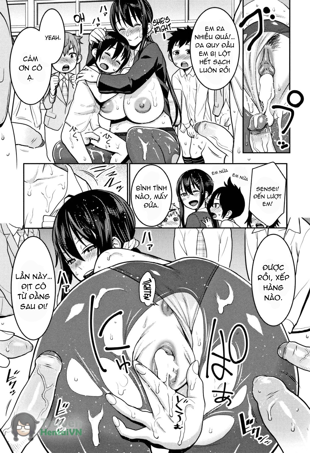 Đọc truyện hentai Yarisugi Seikyouiku! ~Hentai Onna Kyoushi Kikiippatsu~ Oneshot