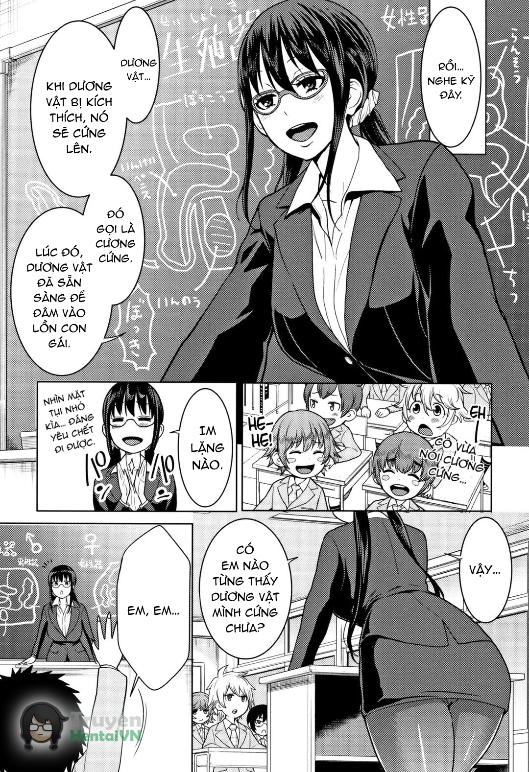 Đọc truyện hentai Yarisugi Seikyouiku! ~Hentai Onna Kyoushi Kikiippatsu~ Oneshot