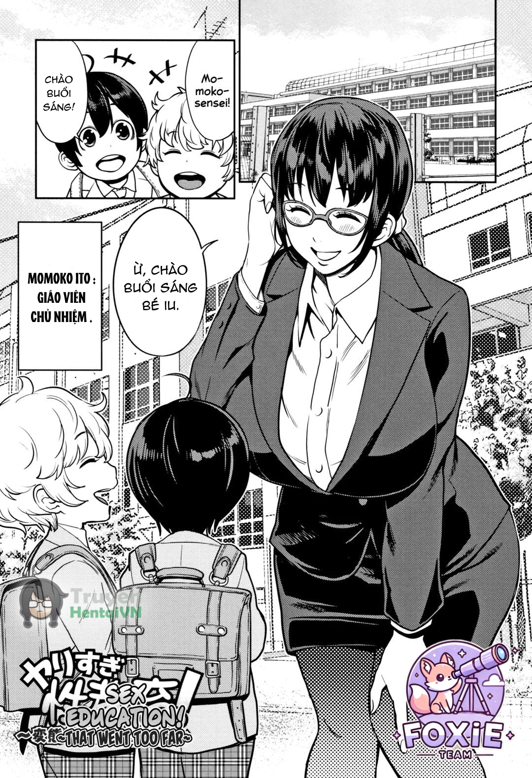 Đọc truyện hentai Yarisugi Seikyouiku! ~Hentai Onna Kyoushi Kikiippatsu~ Oneshot